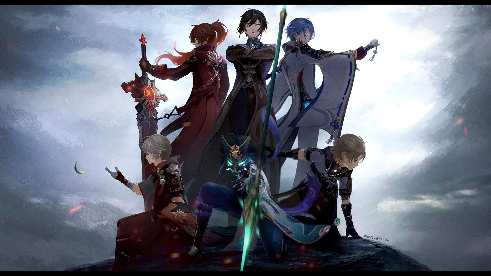 原神 动漫男孩 电脑壁纸 4K壁纸