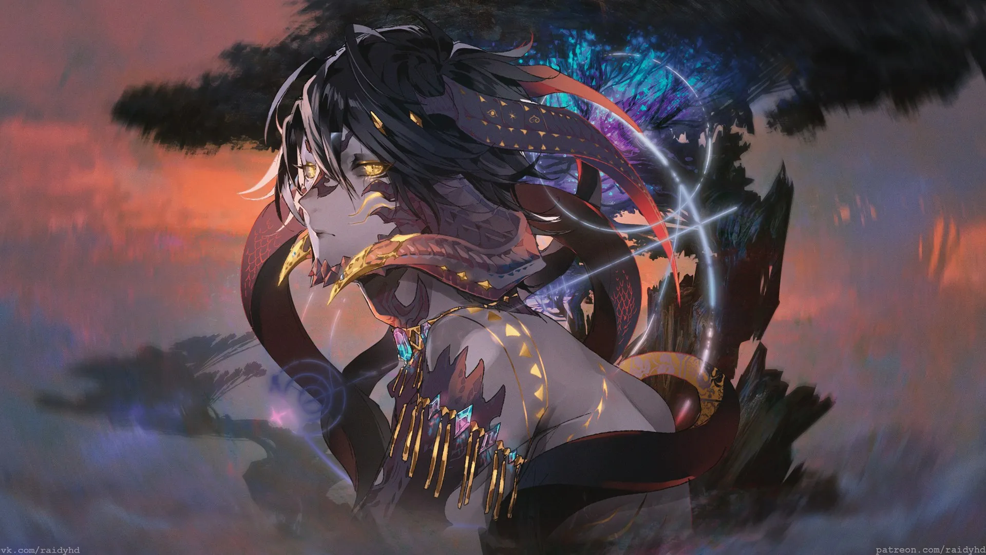 动漫 动漫男孩 画中画 电脑壁纸 4K壁纸