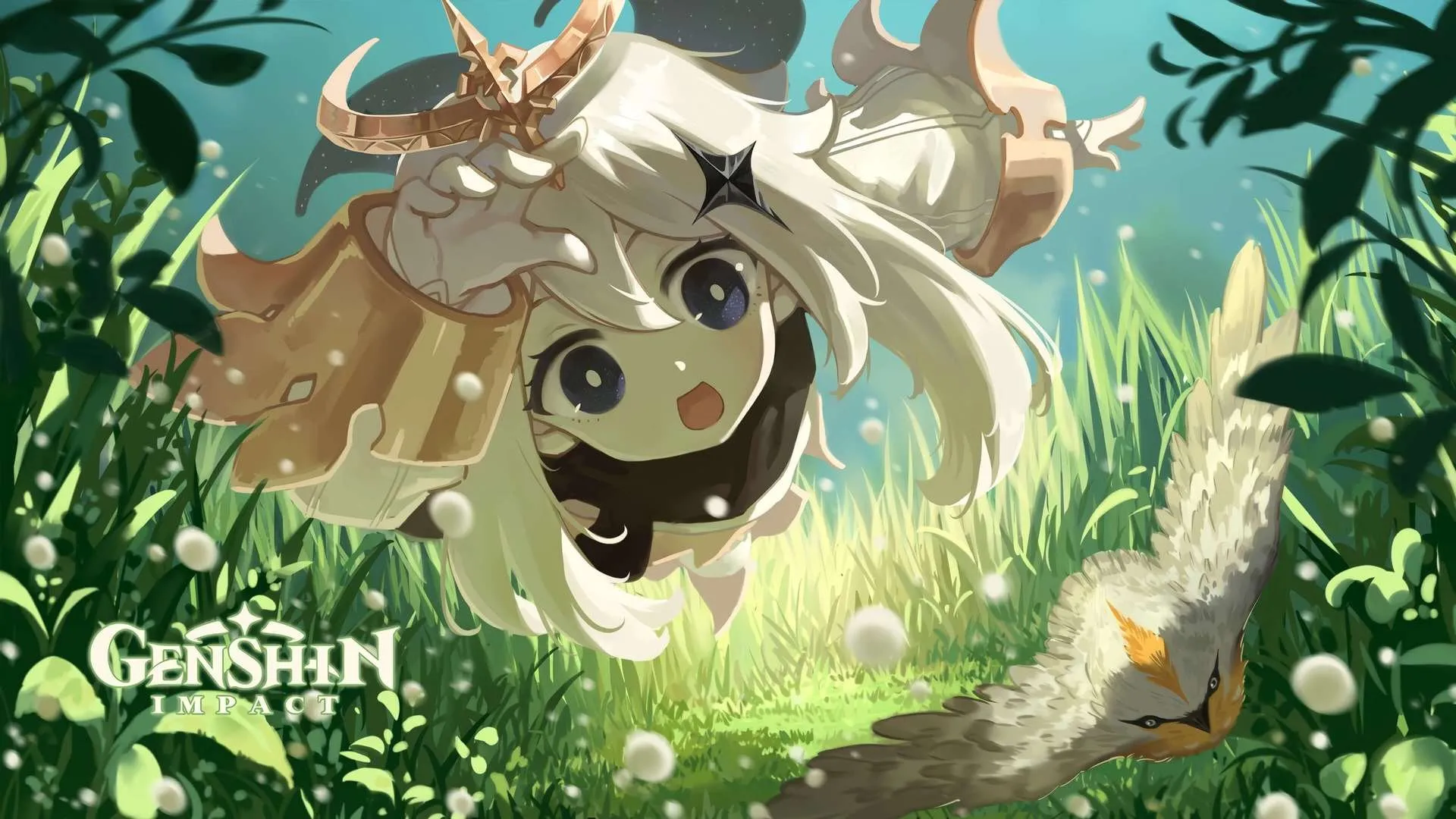 派蒙 原神 动漫女孩 萝莉 电脑壁纸 4K壁纸