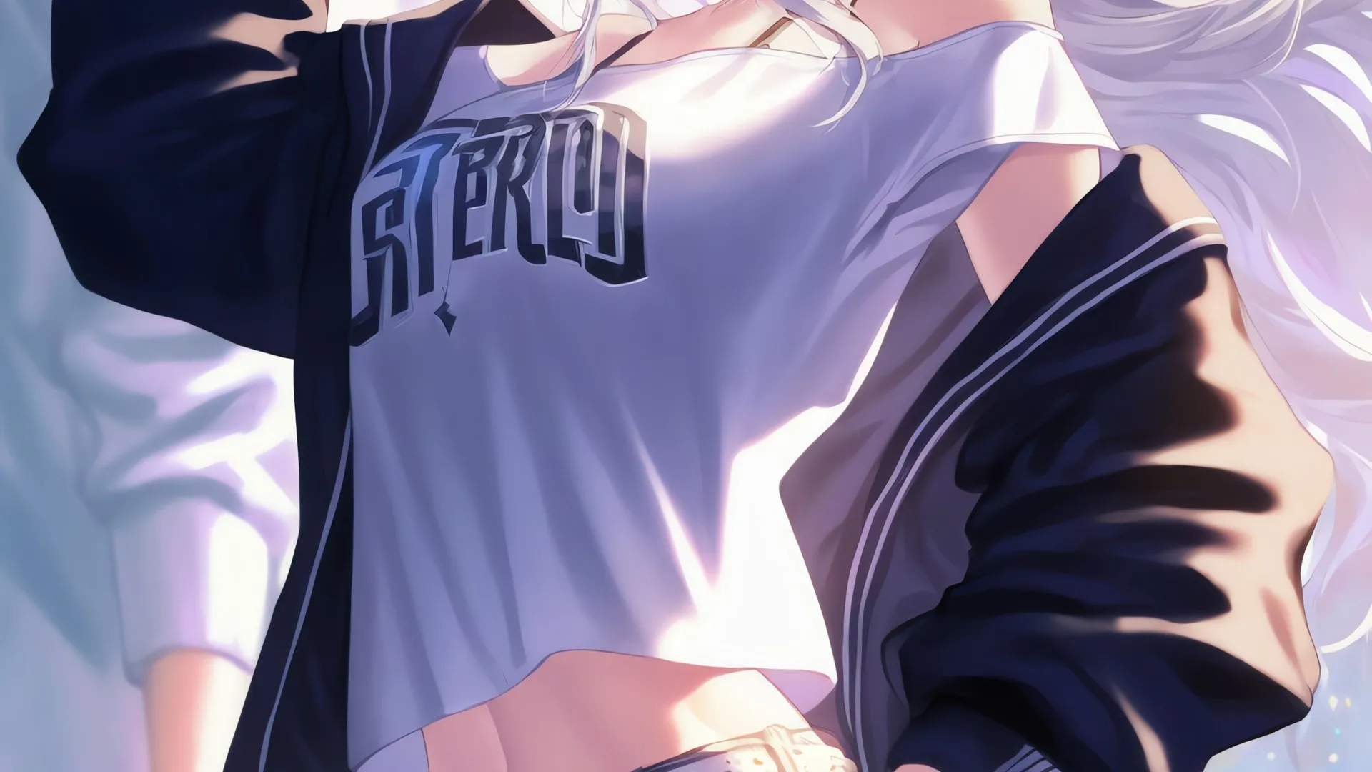 动漫女孩 动漫 帽子 短裤 艺术 手机壁纸 4K壁纸