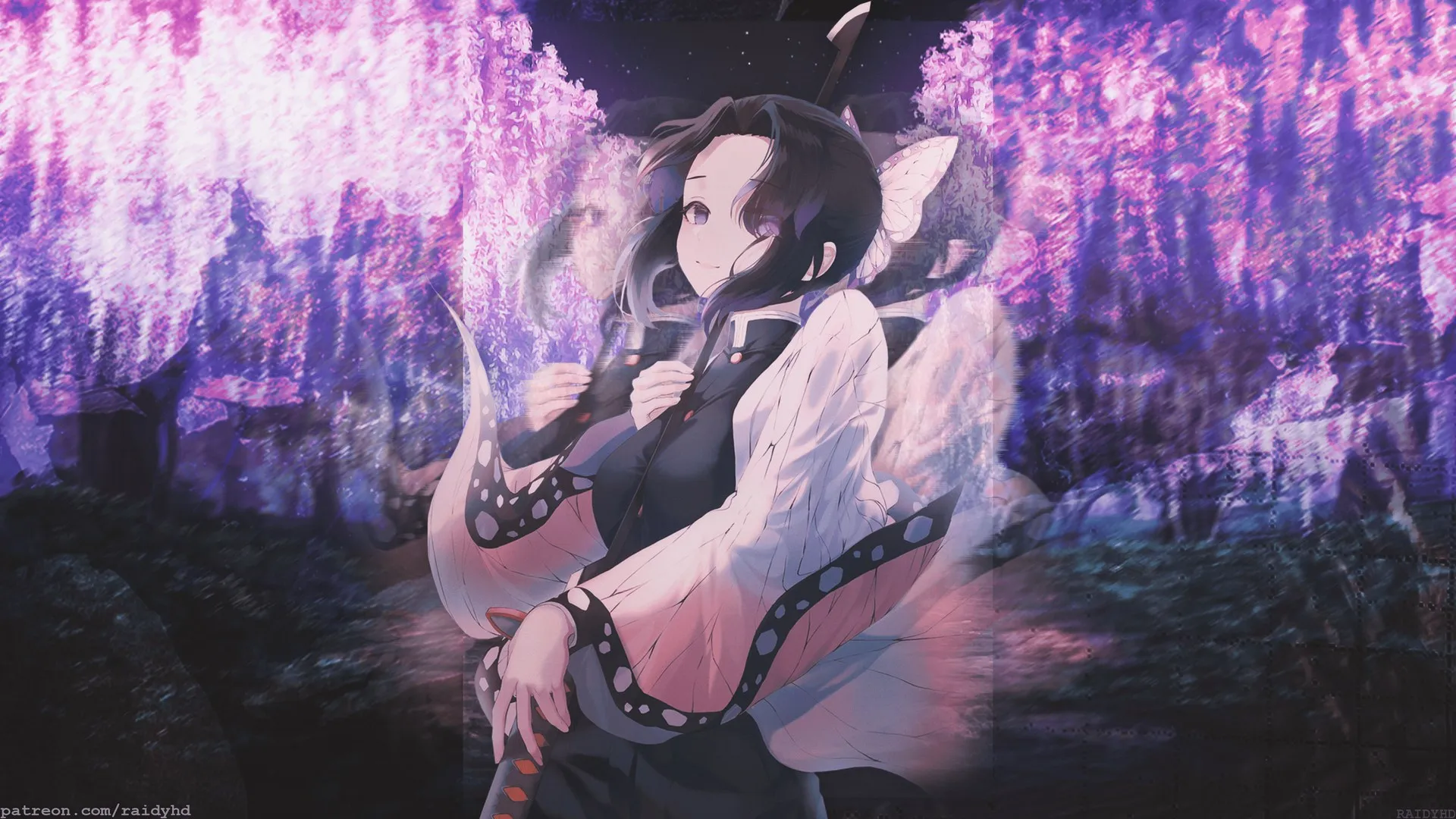 动漫 动漫女孩 画中画 电脑壁纸 4K壁纸