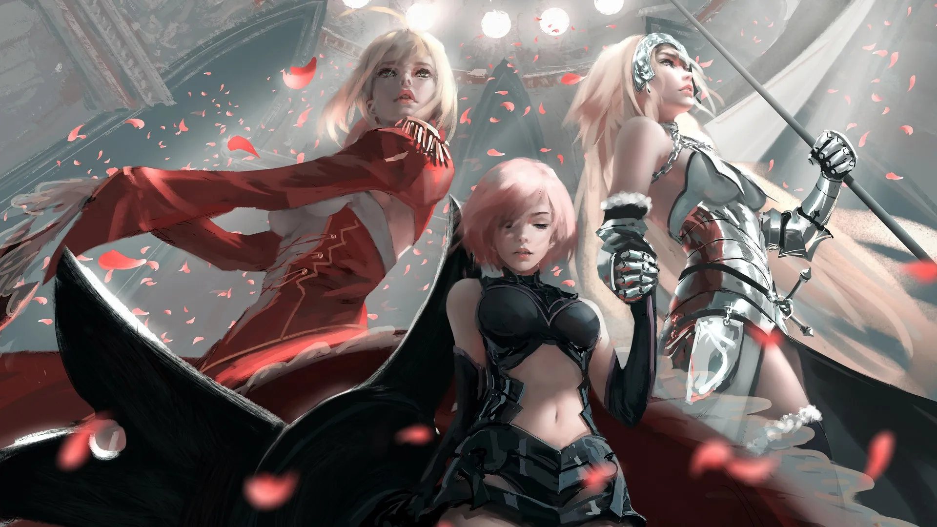 命运系列 动漫 动漫女孩 AI艺术 绘画 电脑壁纸 4K壁纸