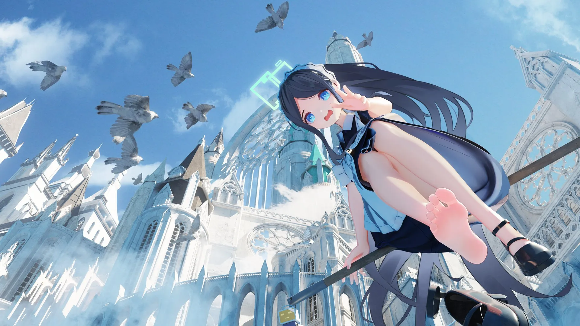 脚 鞋底 鞋 建筑 低角度 向下看 电脑壁纸 4K壁纸