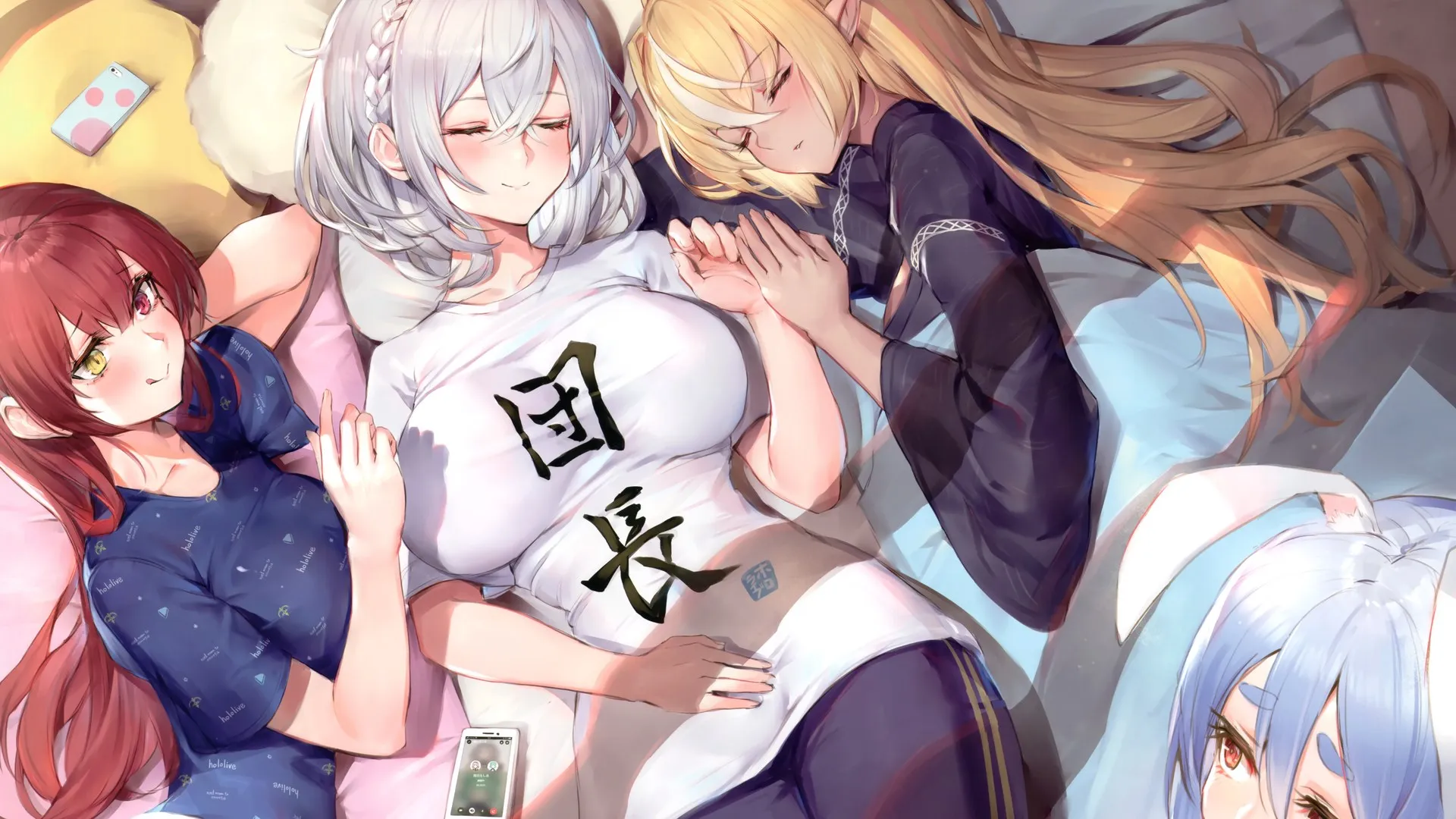 长发 动漫 动漫女孩 兽耳 全息 虚拟 睡眠 异瞳 电脑壁纸 4K壁纸