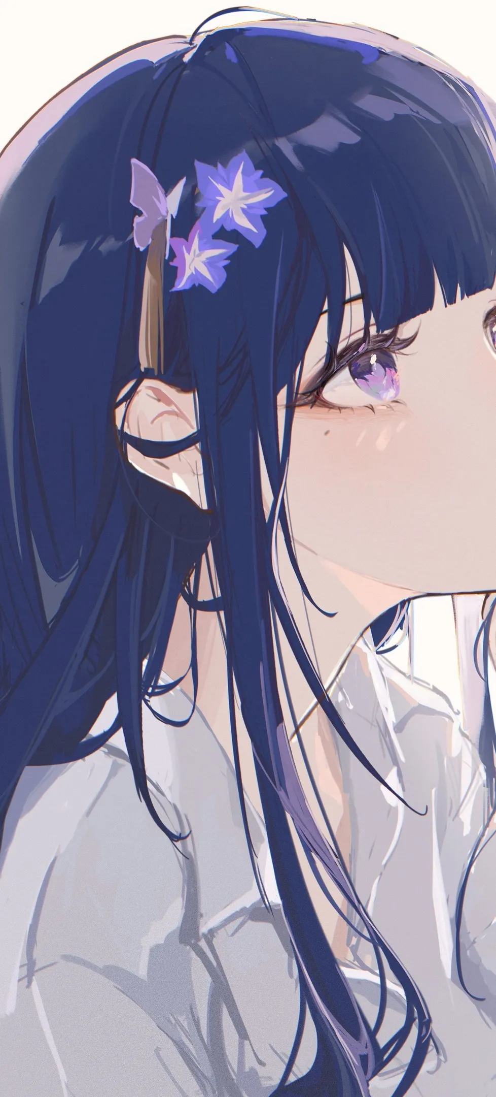 紫色头发 长发 辫子 玉兔 原神 雷登幕府 原神 动漫 动漫女孩 电脑壁纸 4K壁纸