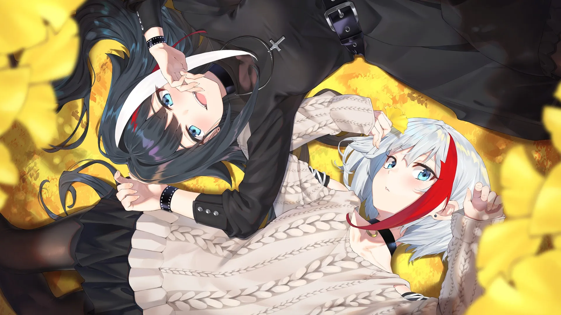 拟人化 长发 短发 德国 蔚蓝巷动漫 动漫女孩 电脑壁纸 4K壁纸