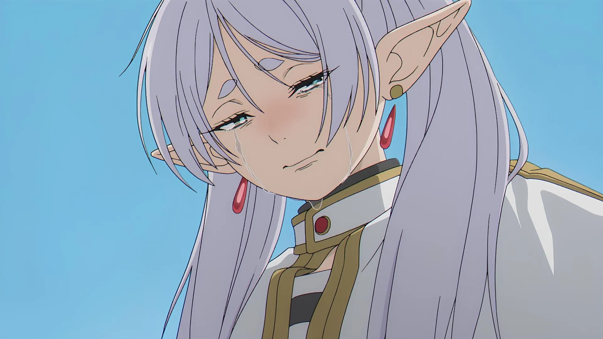 精灵 动漫女孩 升级 哭泣 电脑贴纸 8 K贴纸