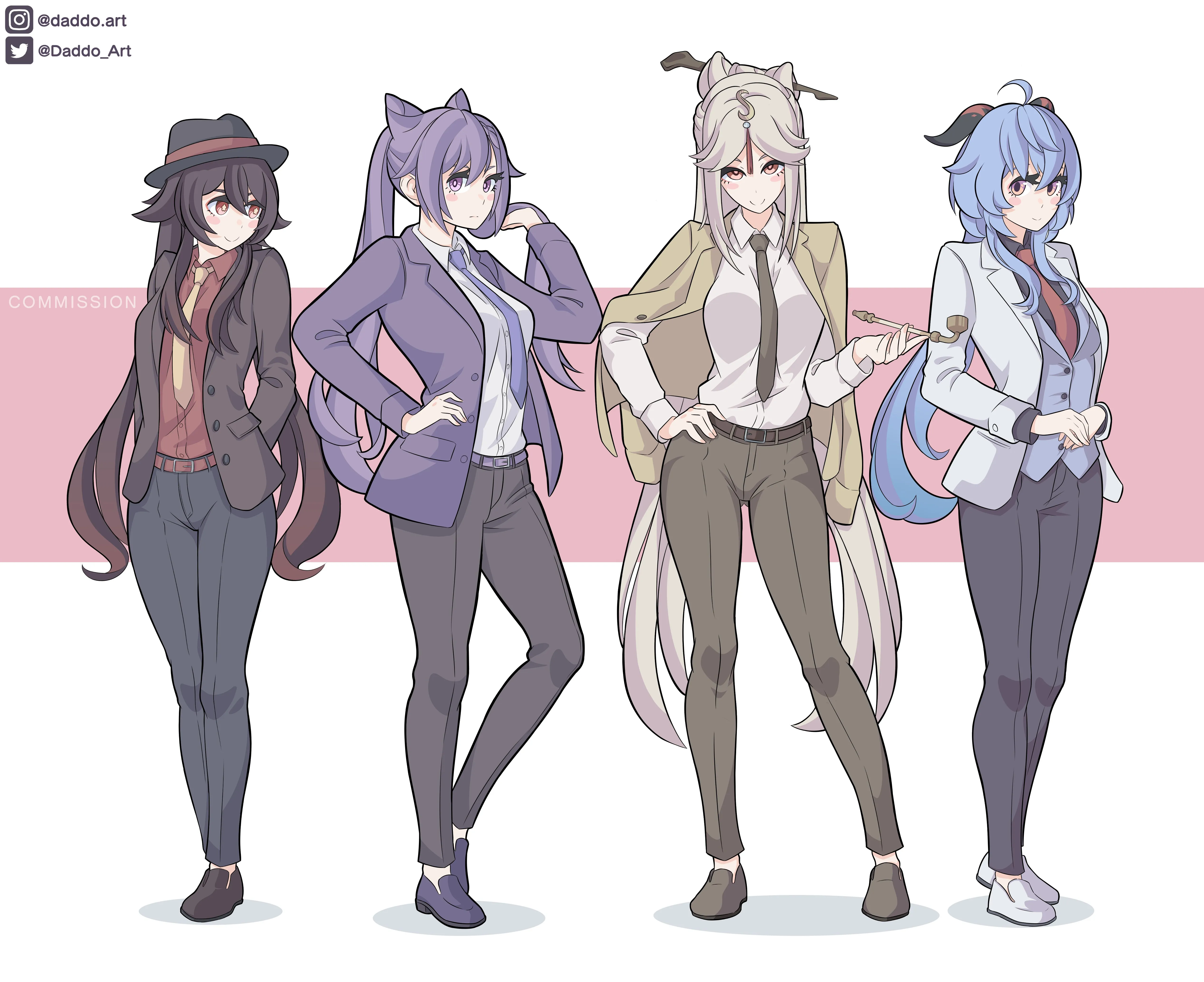 胡桃 原神 动漫女孩 科清 赣宇 宁光 电脑壁纸 4K壁纸