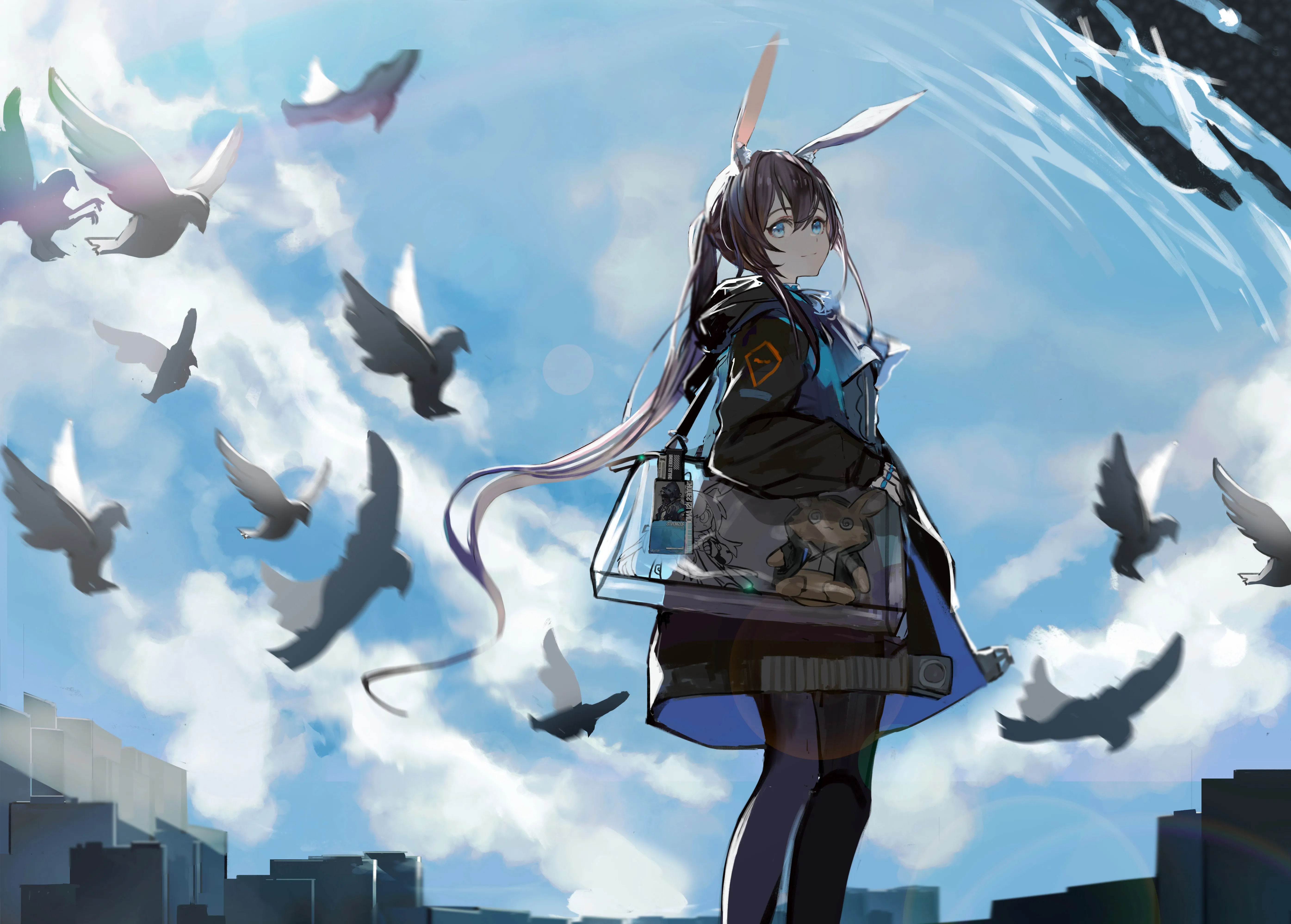 阿奈特 阿米亚 动漫女孩 兔子女孩 4K壁纸