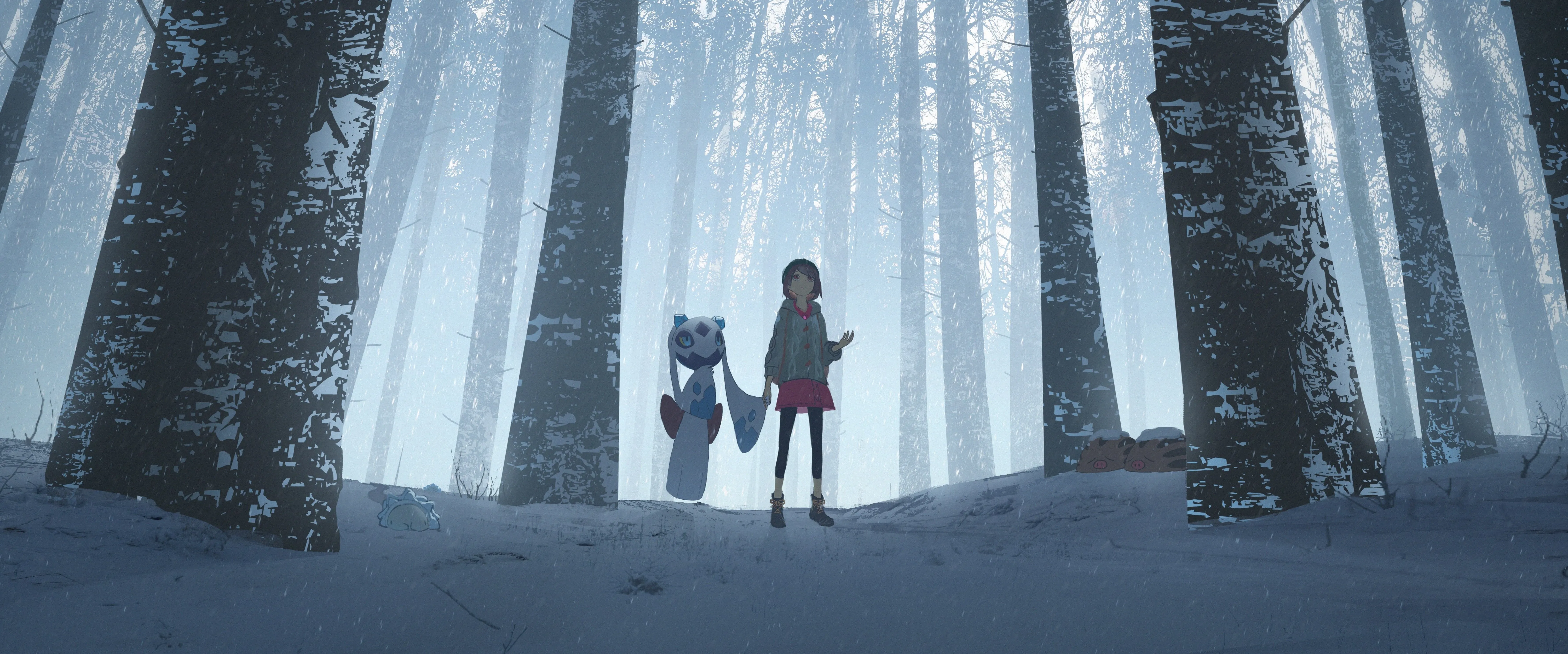 小行星 艺术家 动漫 动漫女孩 AI艺术 精灵宝可梦 4K壁纸