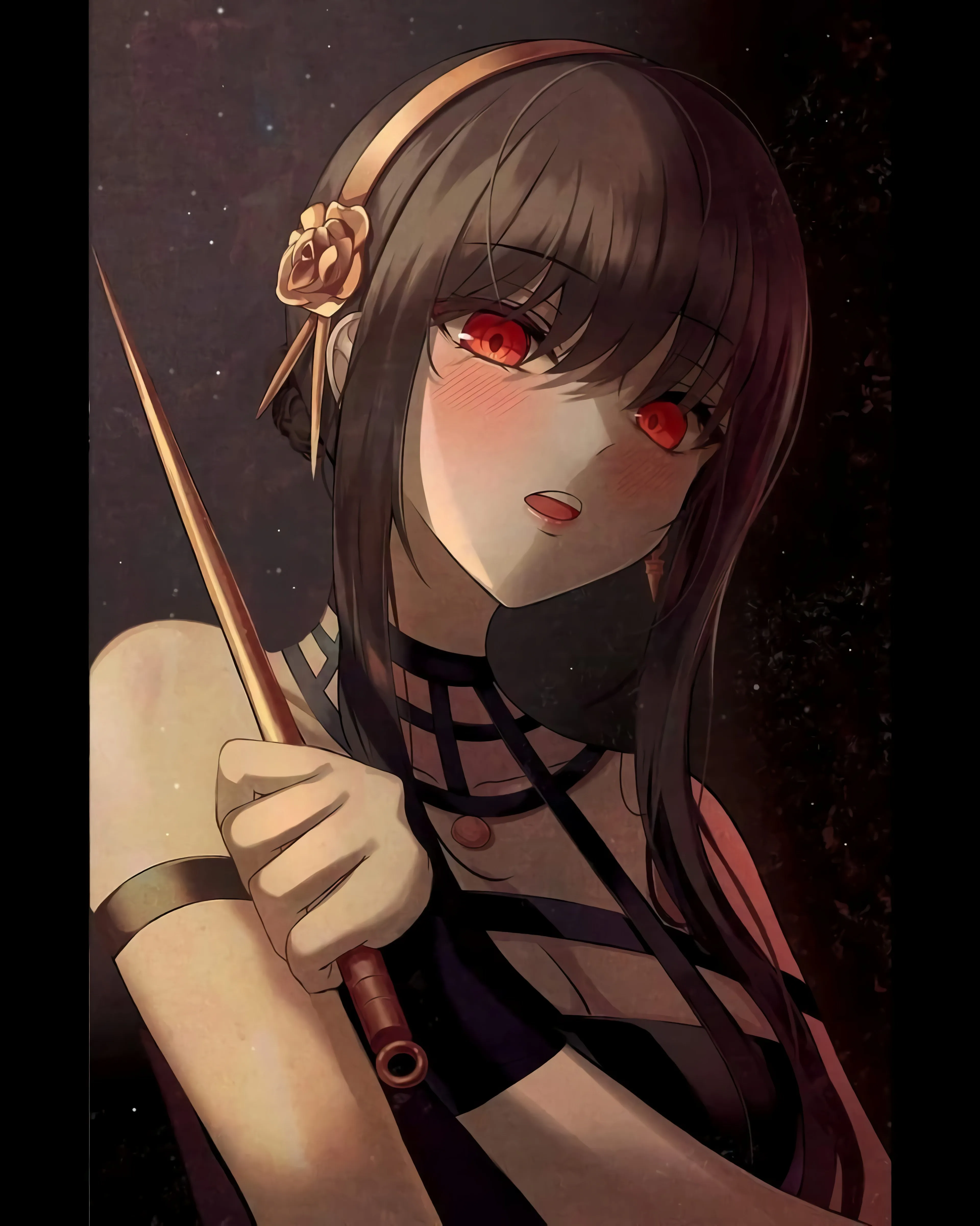 红眼 间谍过家家 动漫女孩 动漫 手机壁纸 4K壁纸