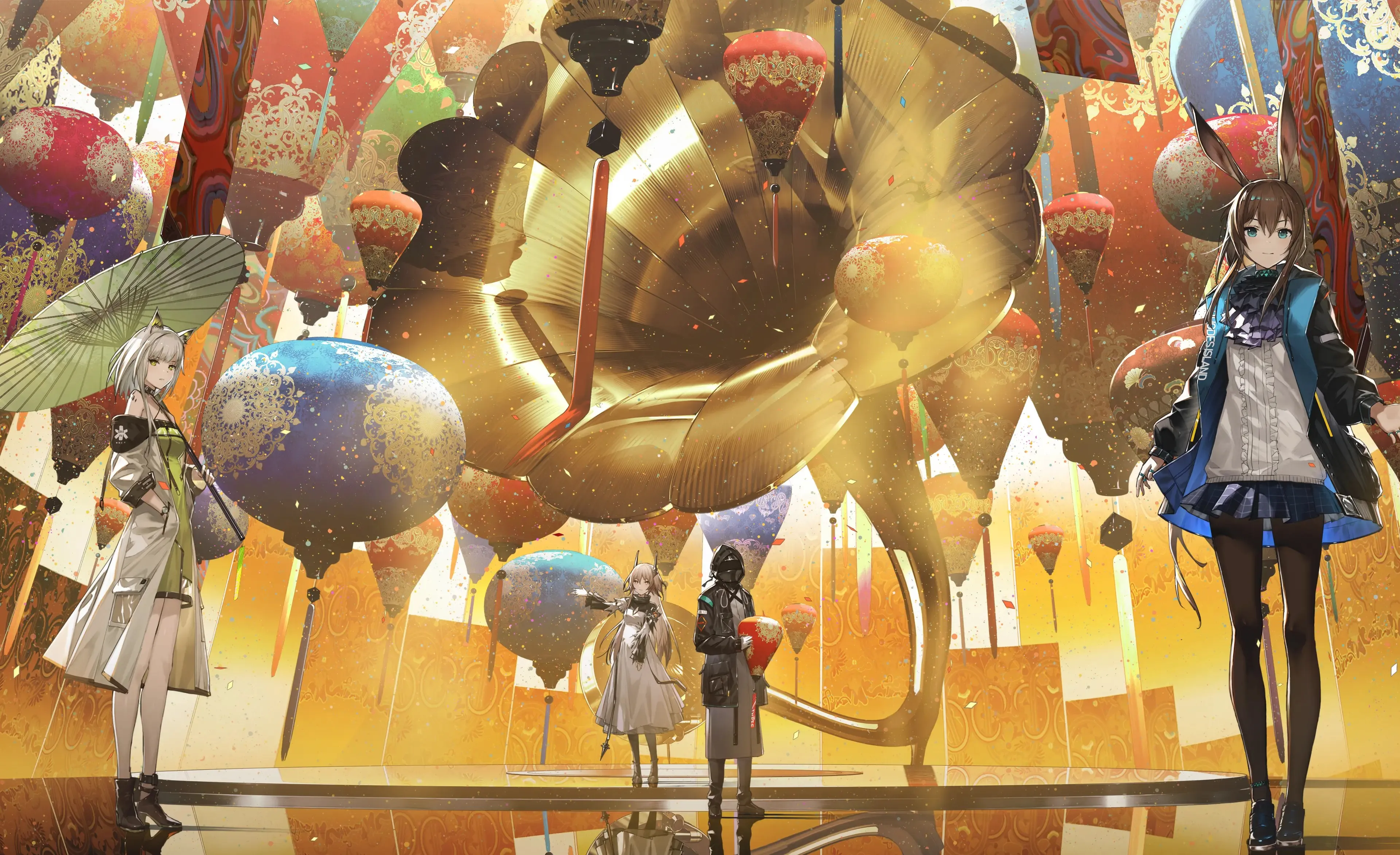 阿米亚 卡西 动漫 女孩 博士 4K壁纸