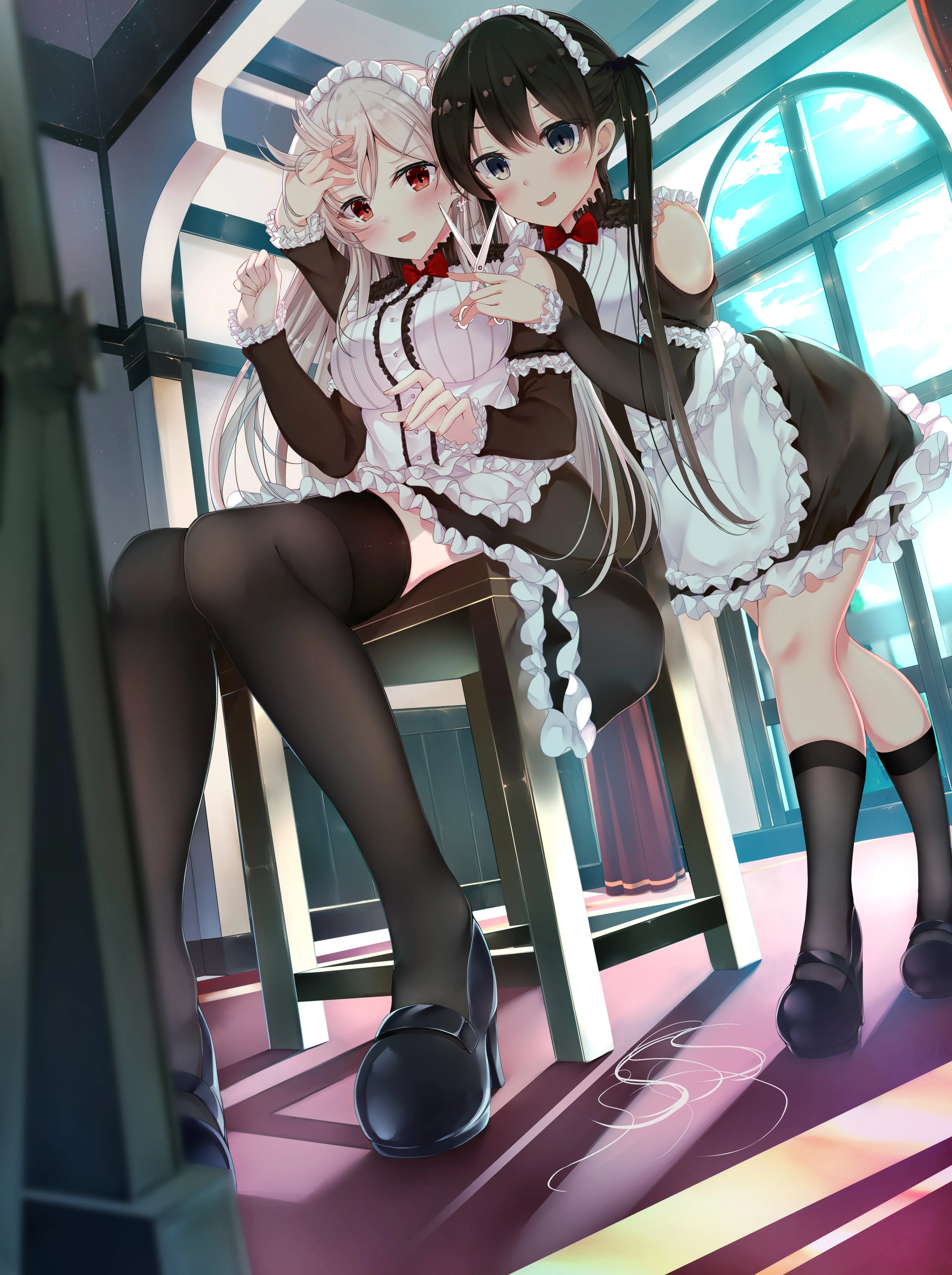 原创 人物 女孩 动漫 女佣 服装 手机壁纸 4K壁纸