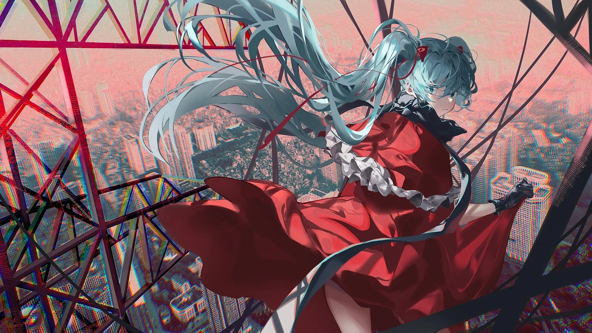 动漫 动漫女孩 小提琴 初音 