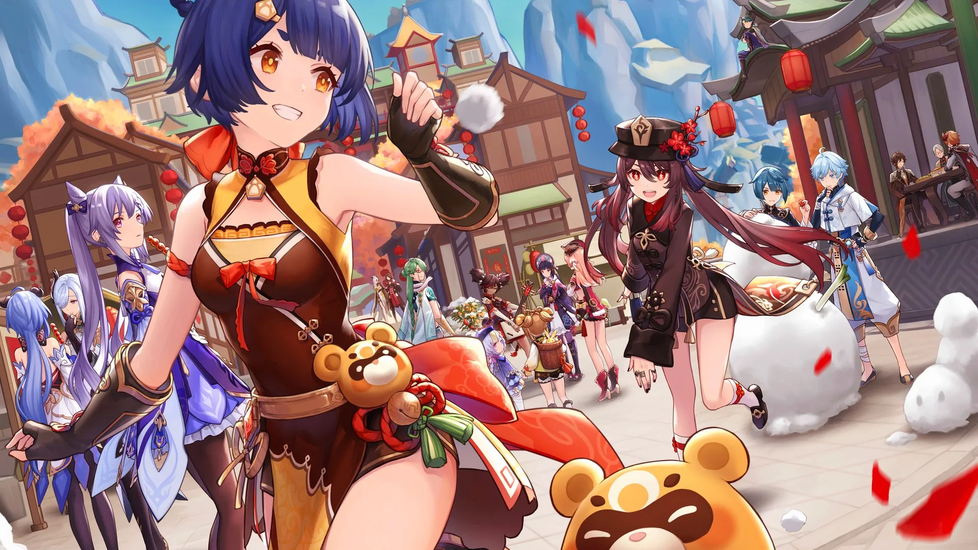 卡通 原神 二次元 合家欢 电脑壁纸 4K壁纸