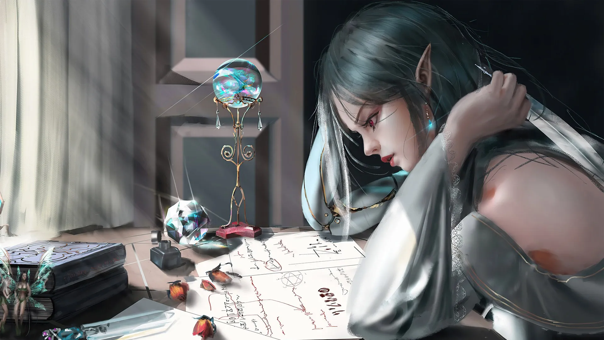 女人 梦幻女孩 仙女 梦幻艺术 电脑壁纸 4K壁纸