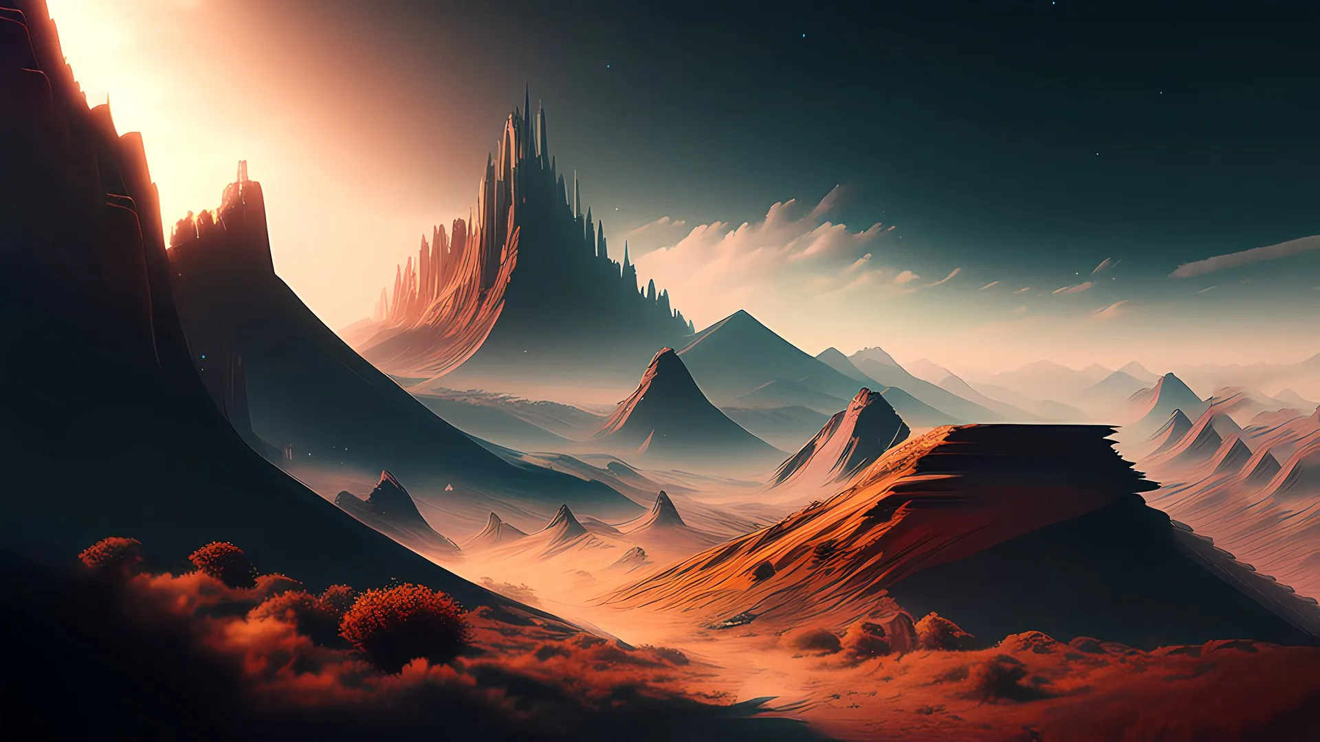 AI艺术 奇幻艺术 电脑壁纸 4K壁纸