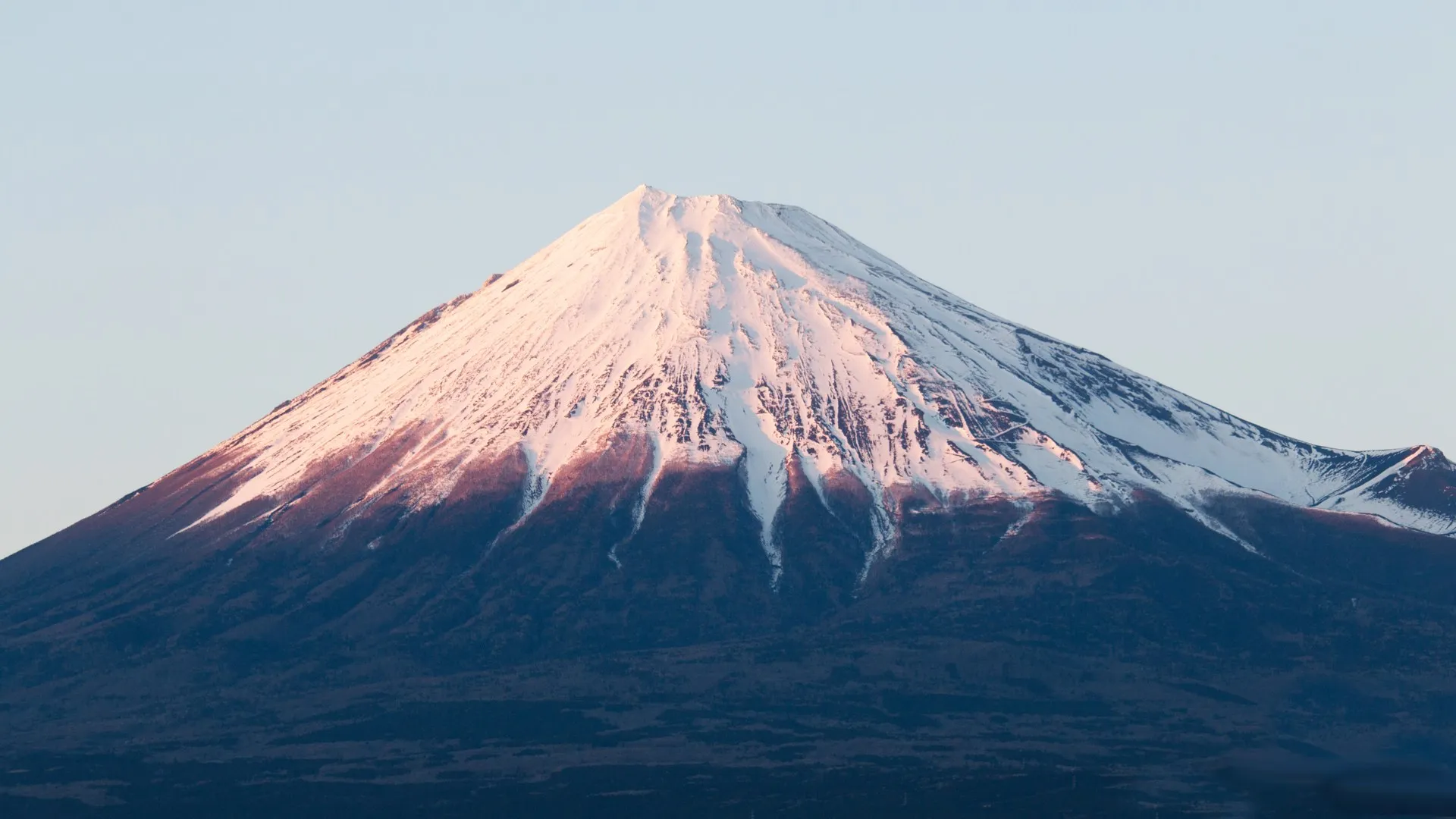 富士山 雪峰 山顶 雪山 自然 景观 电脑壁纸 4K壁纸