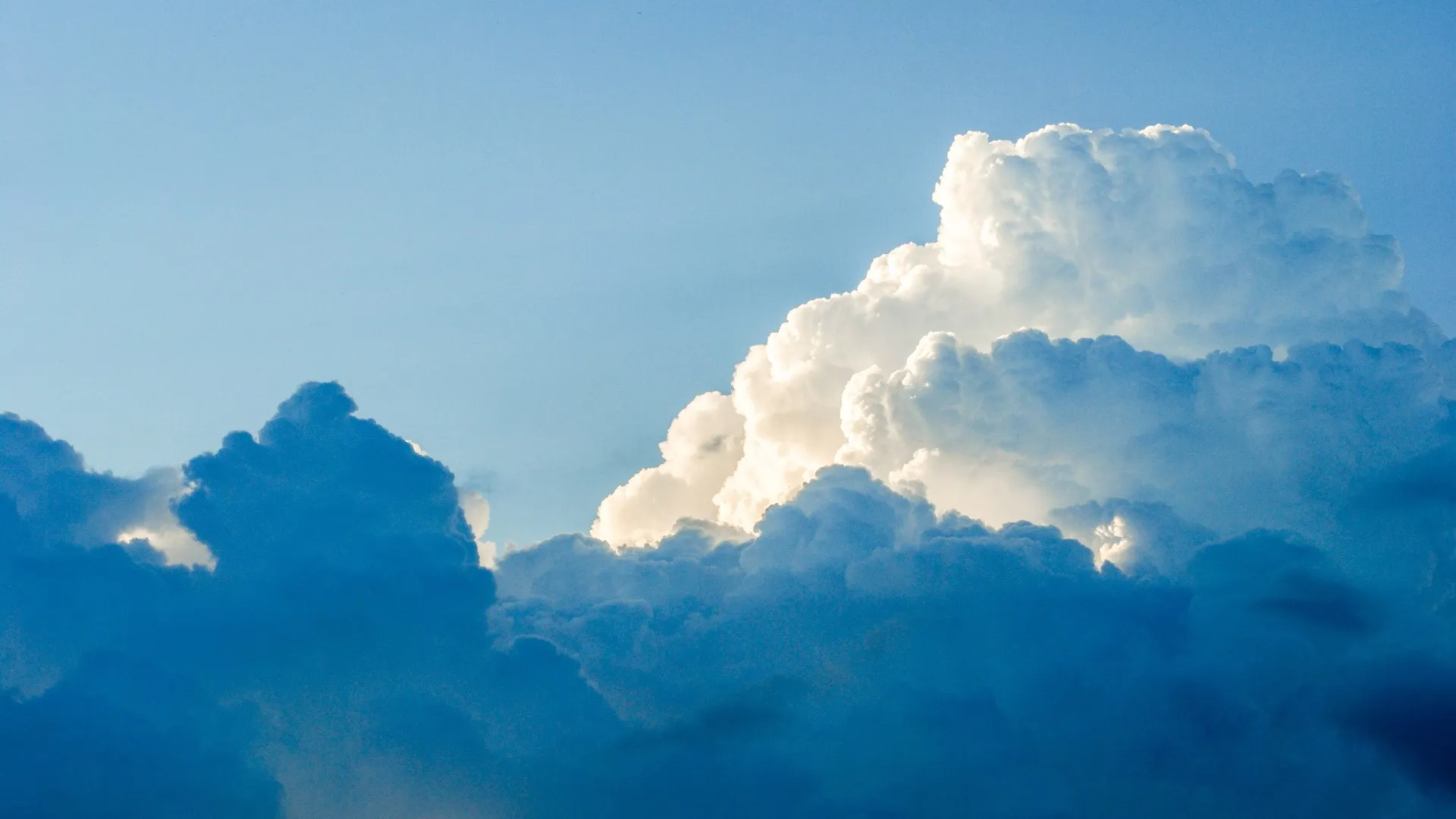 云团 自然 云 蓝色 天空 阳光 积云 电脑壁纸 4K壁纸