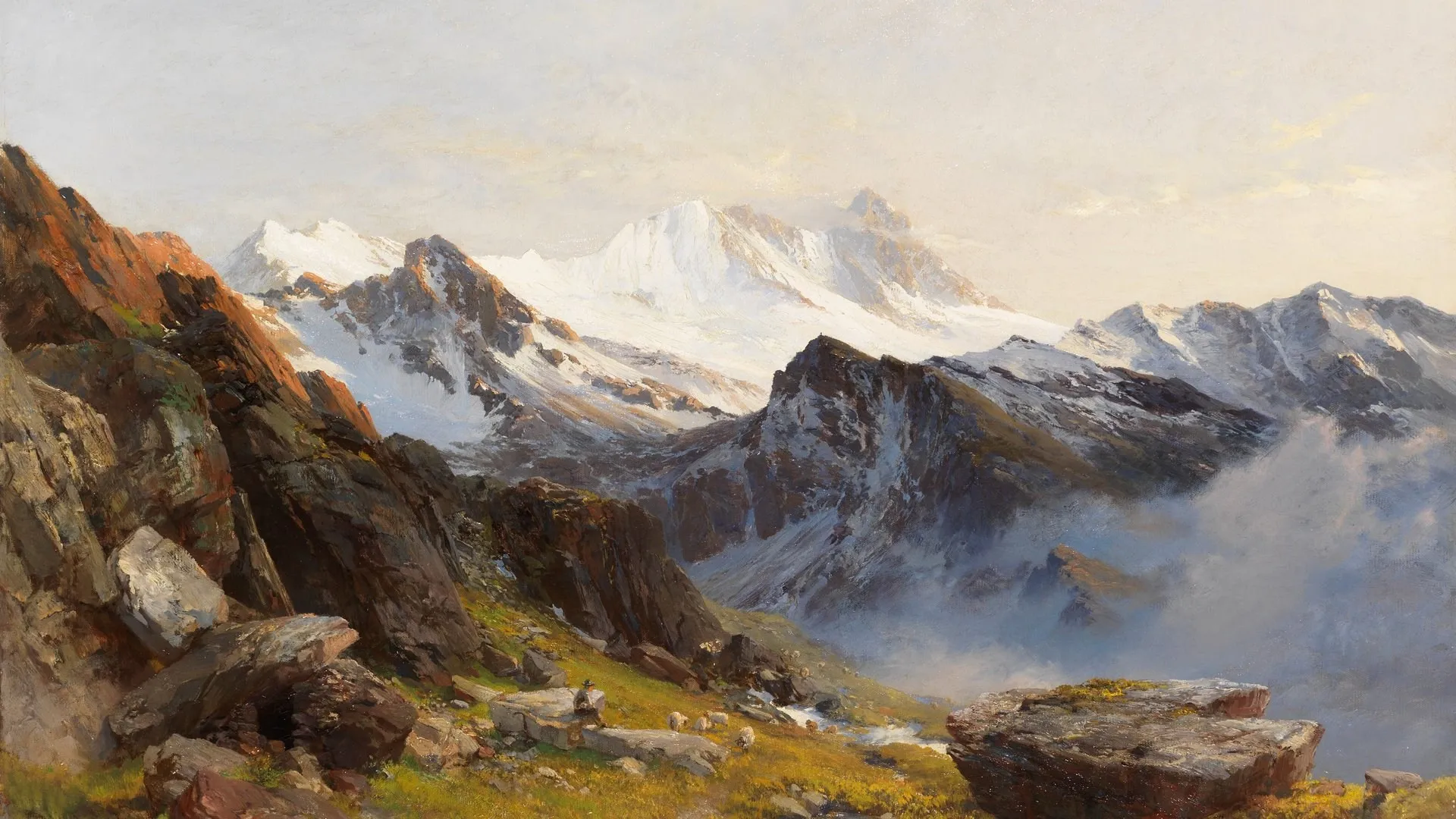 绘画 风景 自然 山脉 电脑壁纸 4K壁纸