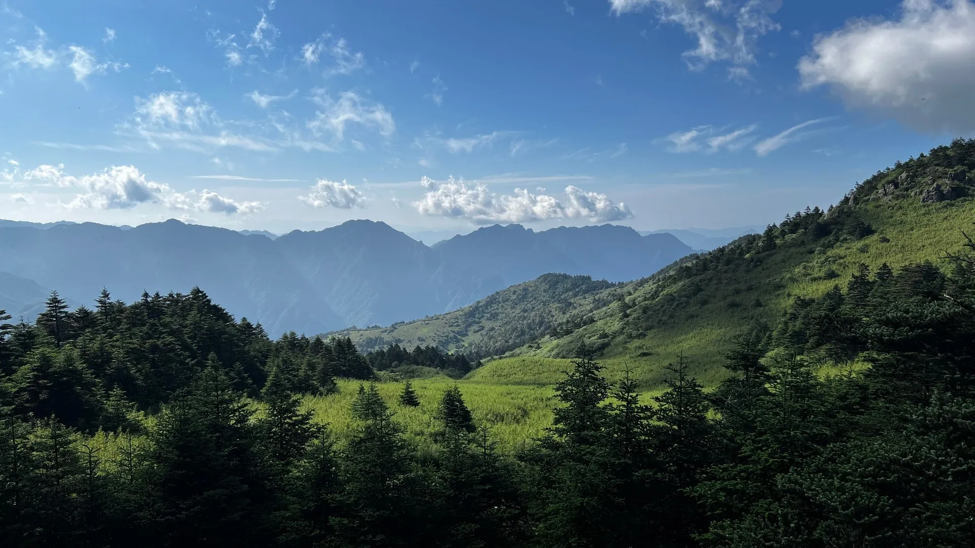 自然 山 云 树 电脑壁纸 4K壁纸