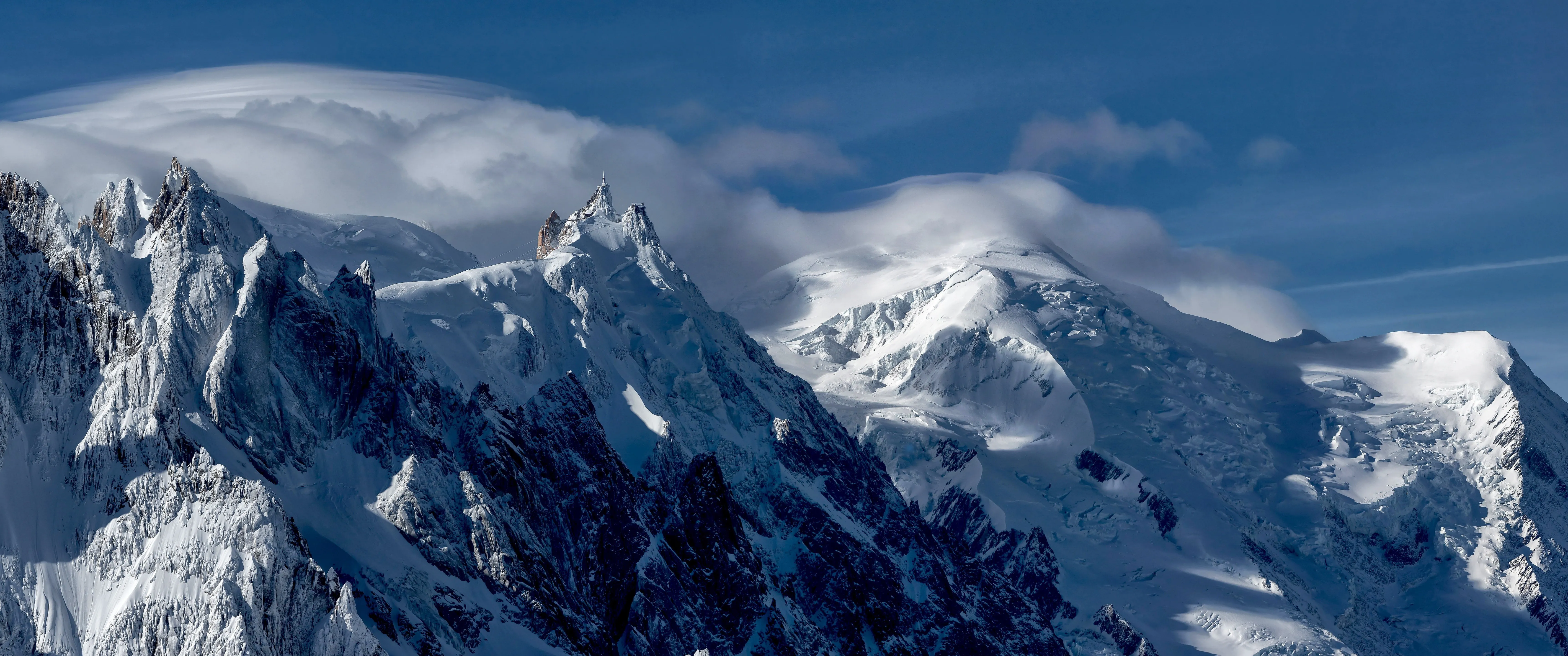 风景 山脉 自然 雪峰 雪山 寒冷 户外 电脑壁纸 4K壁纸