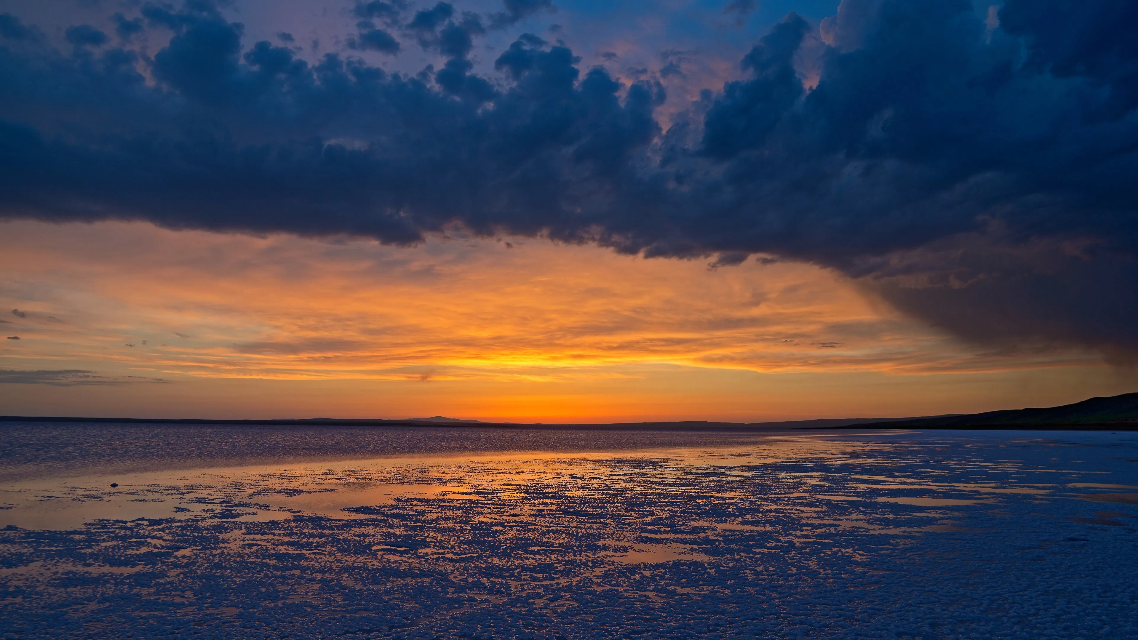 海岸 日落 海滩 自然 橙色天空 天空 户外 阳光 风景 电脑壁纸 4K壁纸