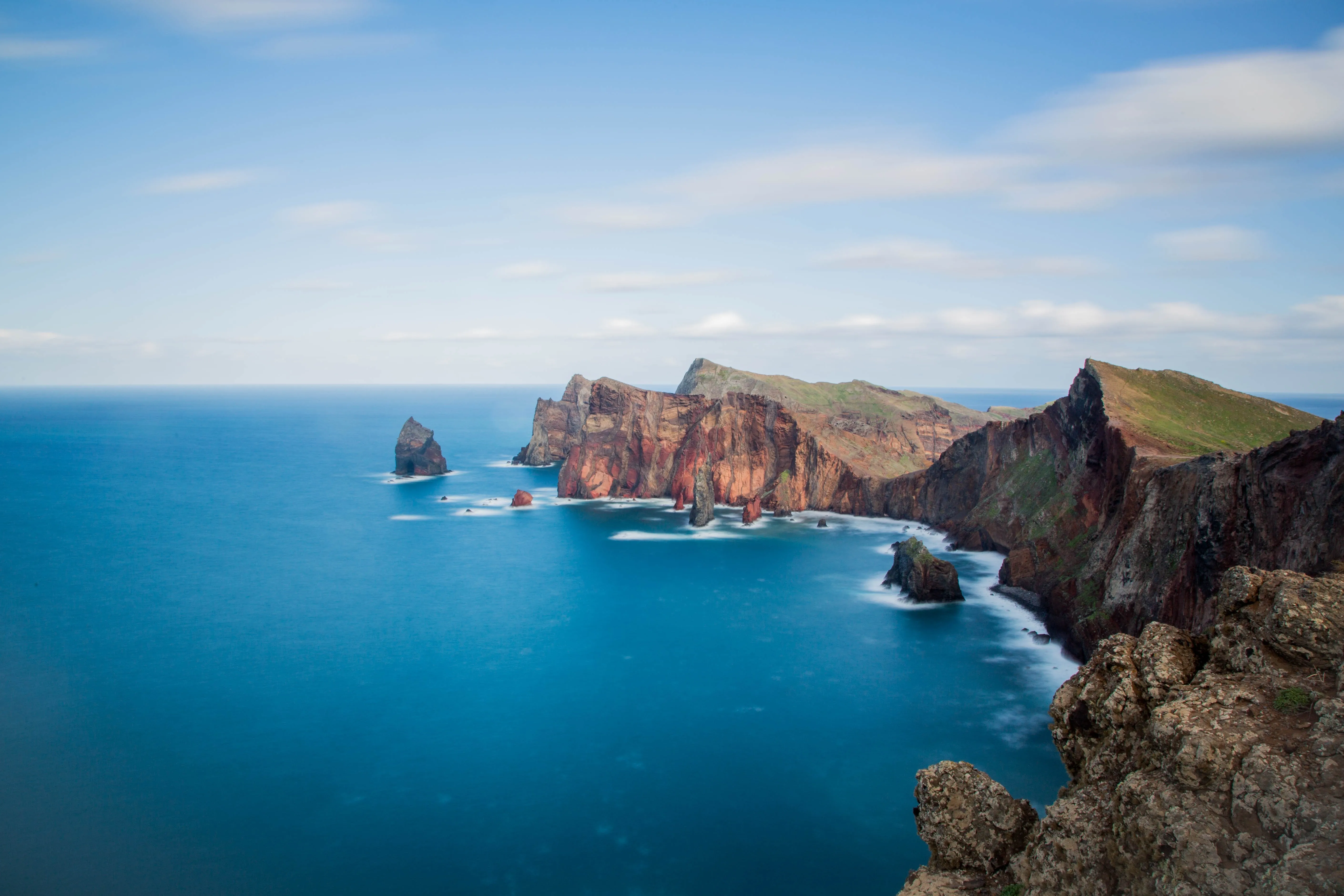自然 风景 海洋 云 日落 地平线 海岸  电脑壁纸 4K壁纸