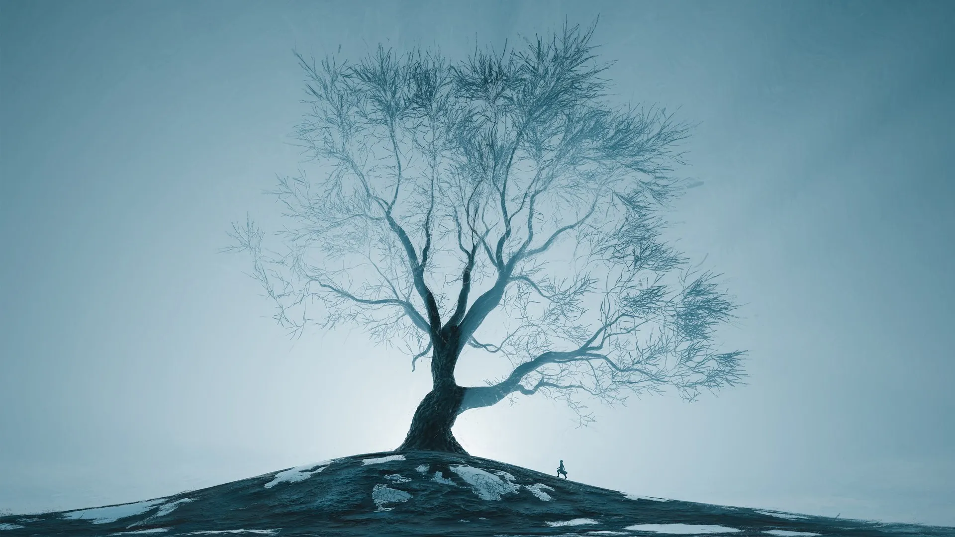 AI艺术 插图 自然 风景 树木