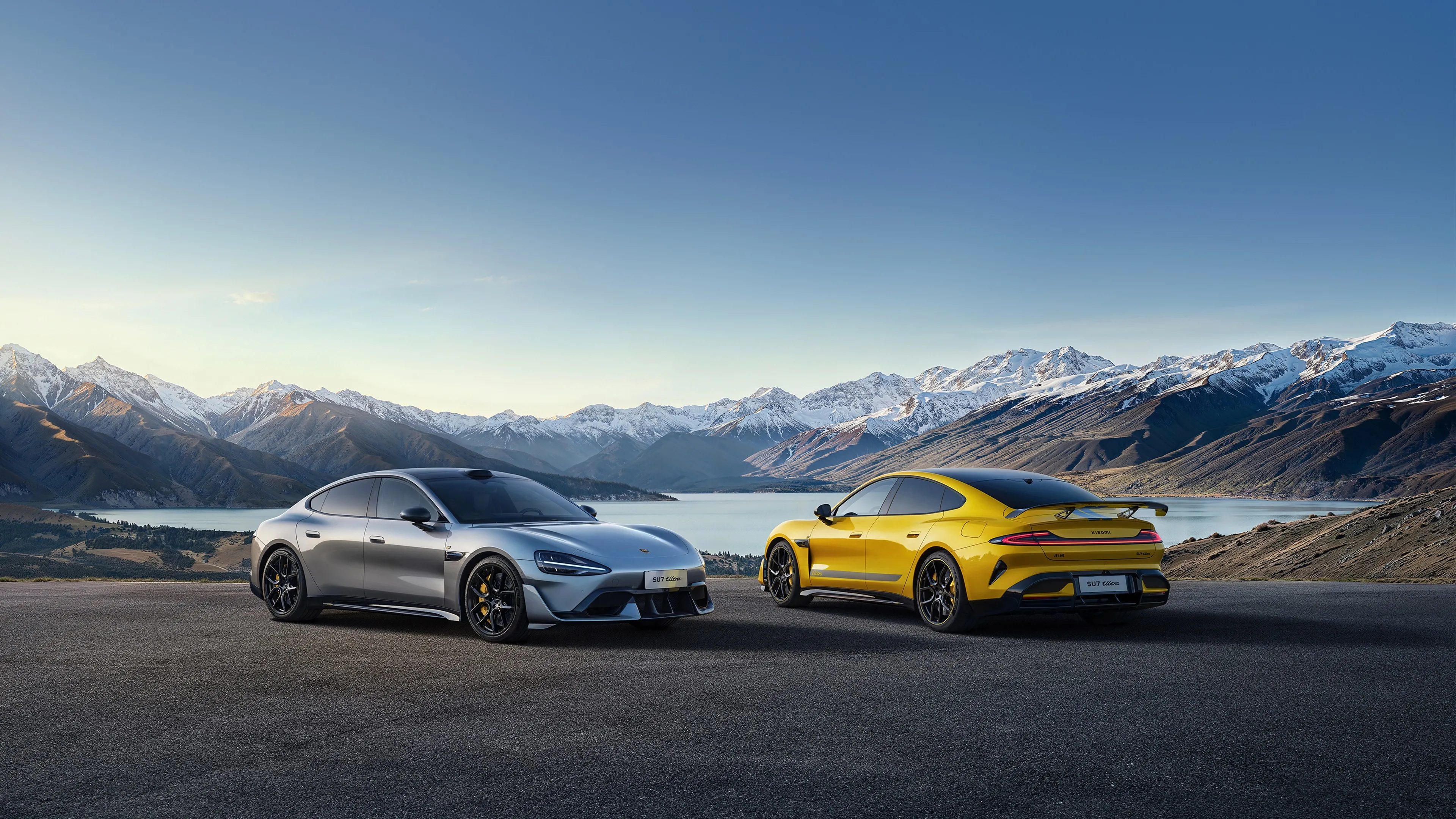 小米 太空银 闪电黄 4K壁纸