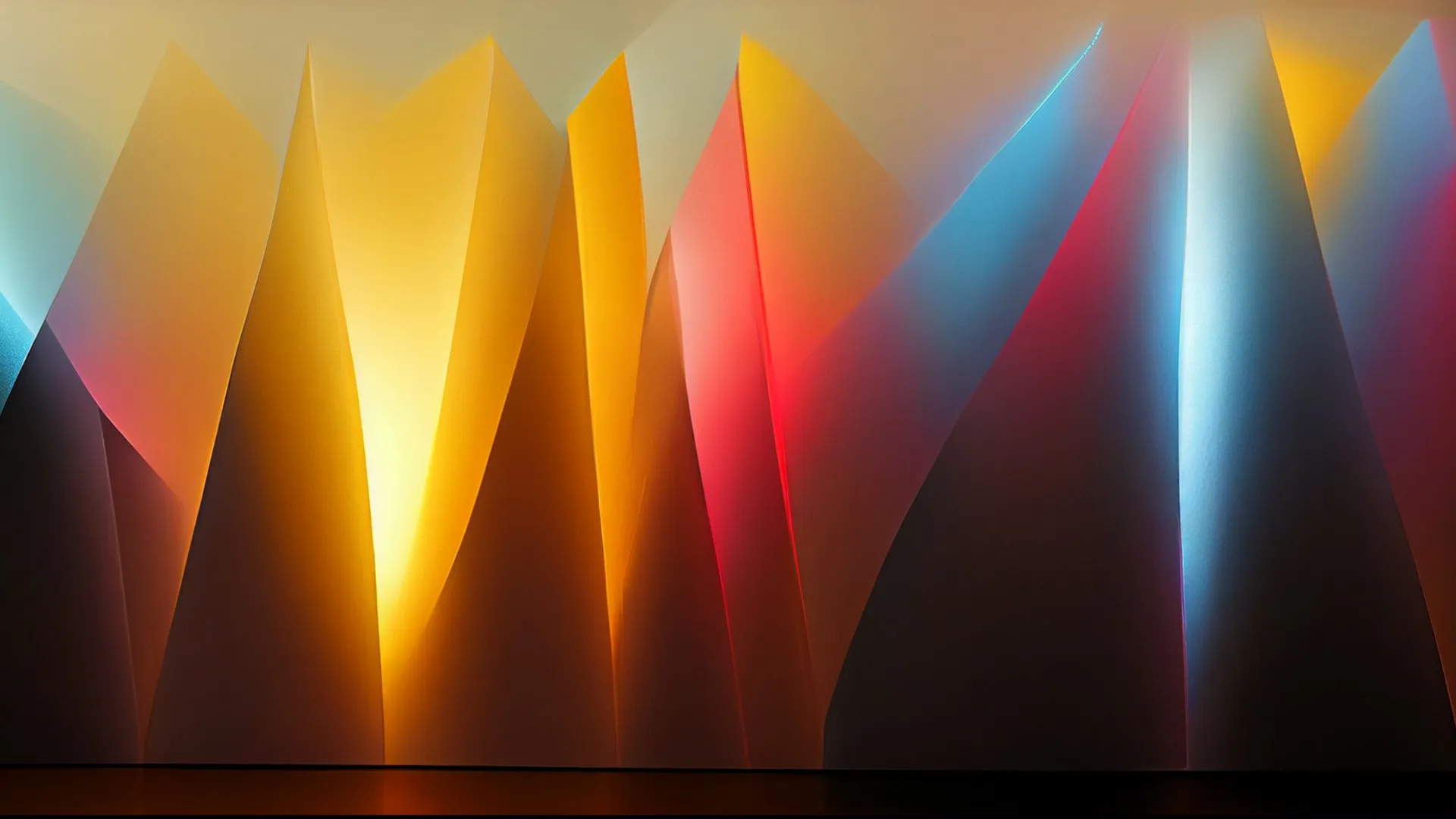 艺术 抽象 极简主义 超宽 彩色 曲线 电脑壁纸 4K壁纸