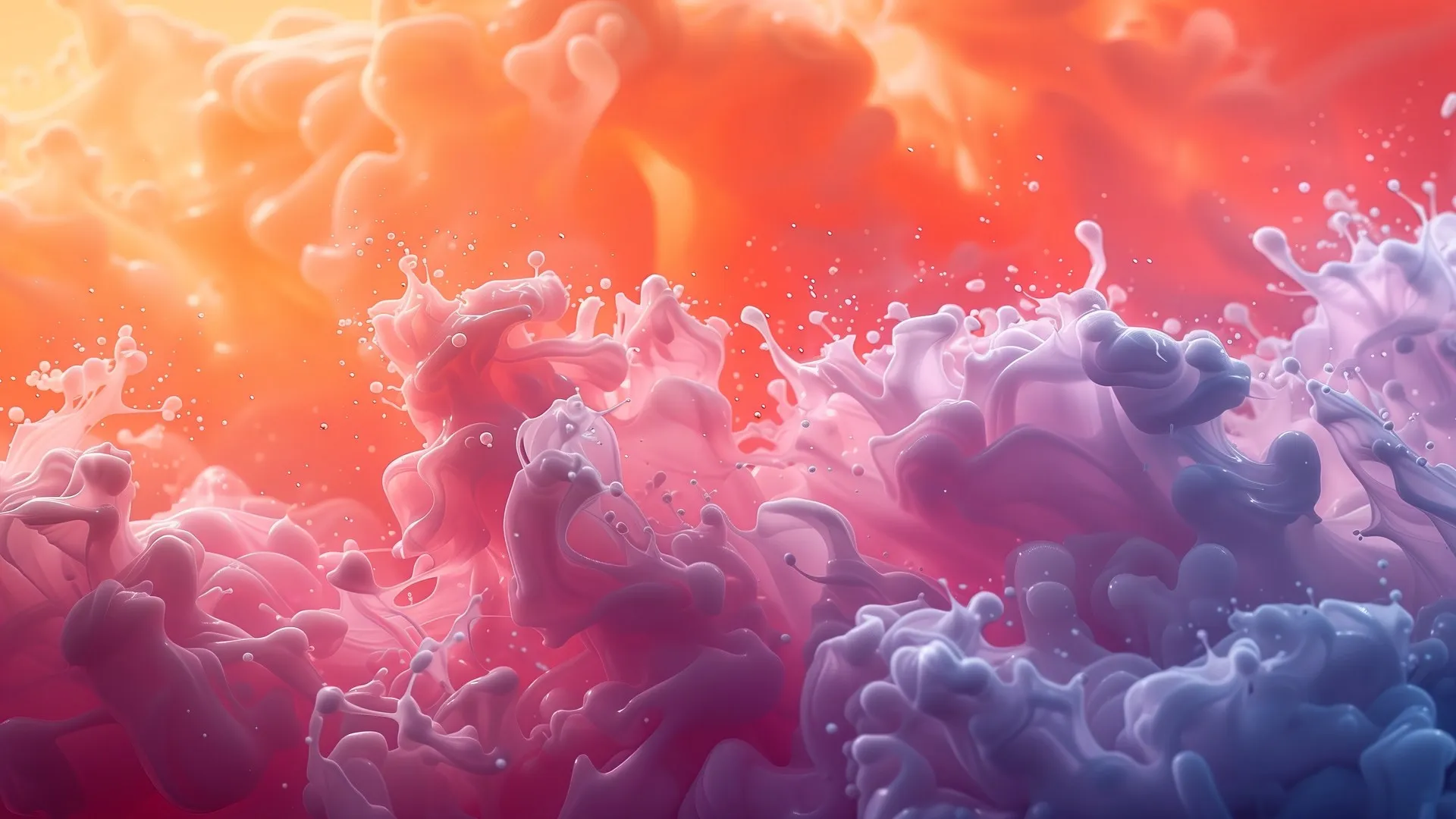AI艺术 五彩缤纷 云彩 泡沫 电脑壁纸 4K壁纸