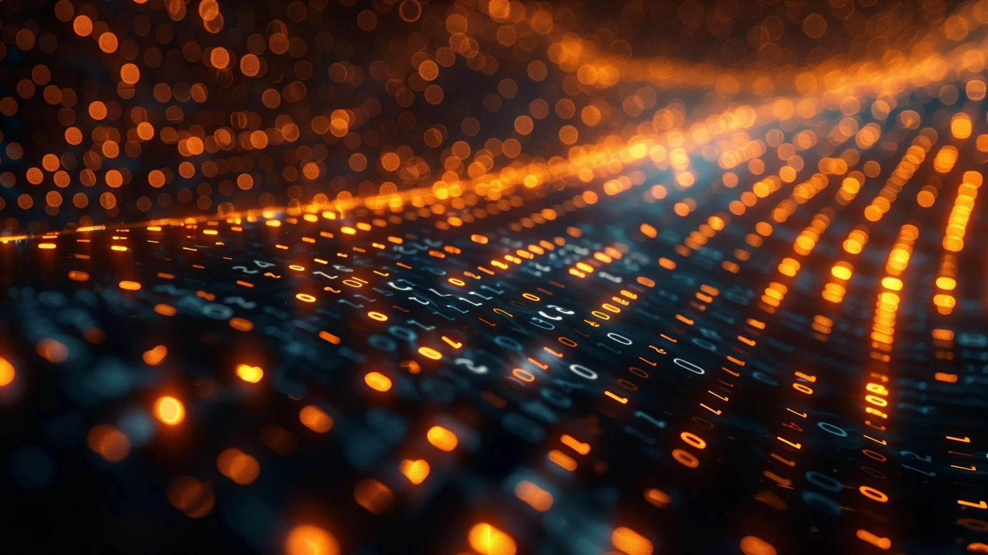 人工智能艺术 抽象 数字 散景 电脑壁纸 4K壁纸