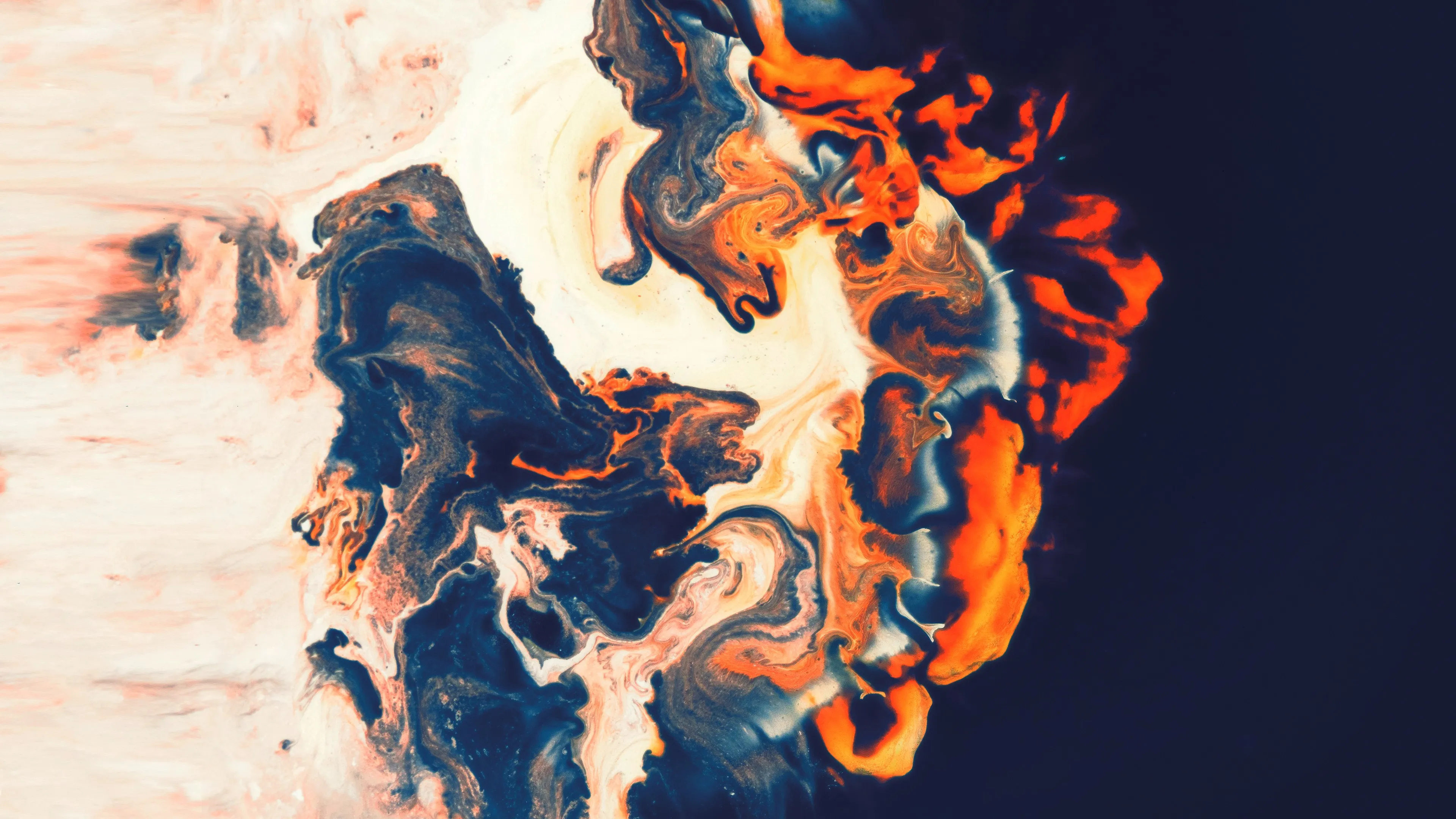 抽象 流体 形状 4K壁纸