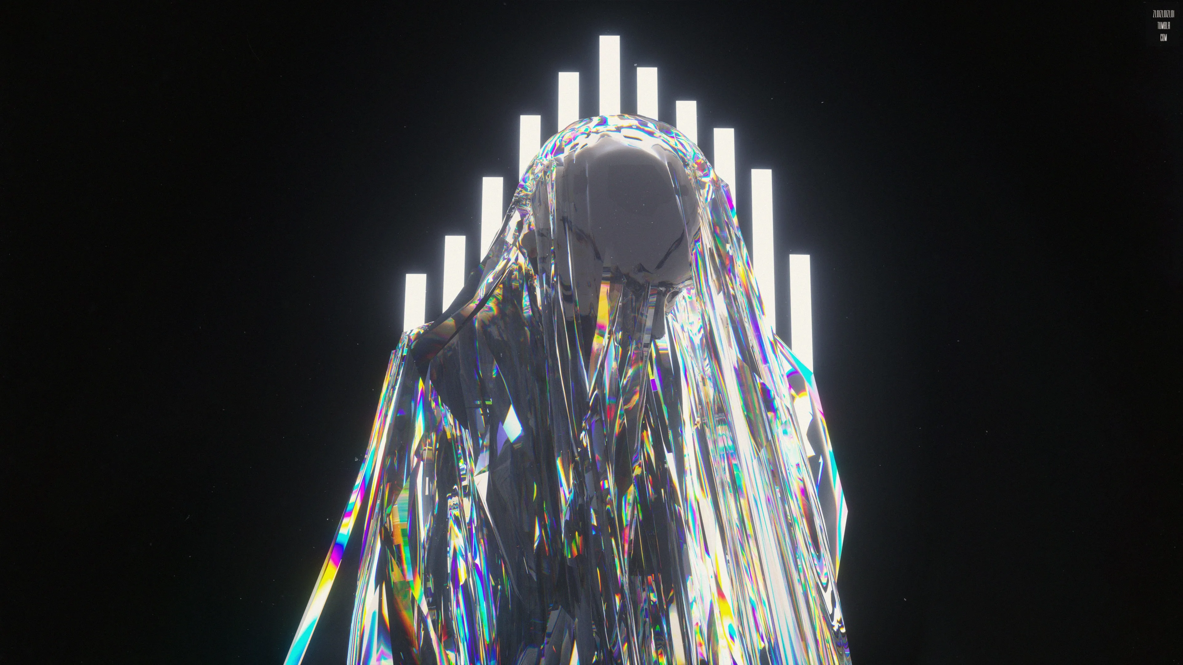 抽象 影院 赛博朋克 彩虹 4K壁纸