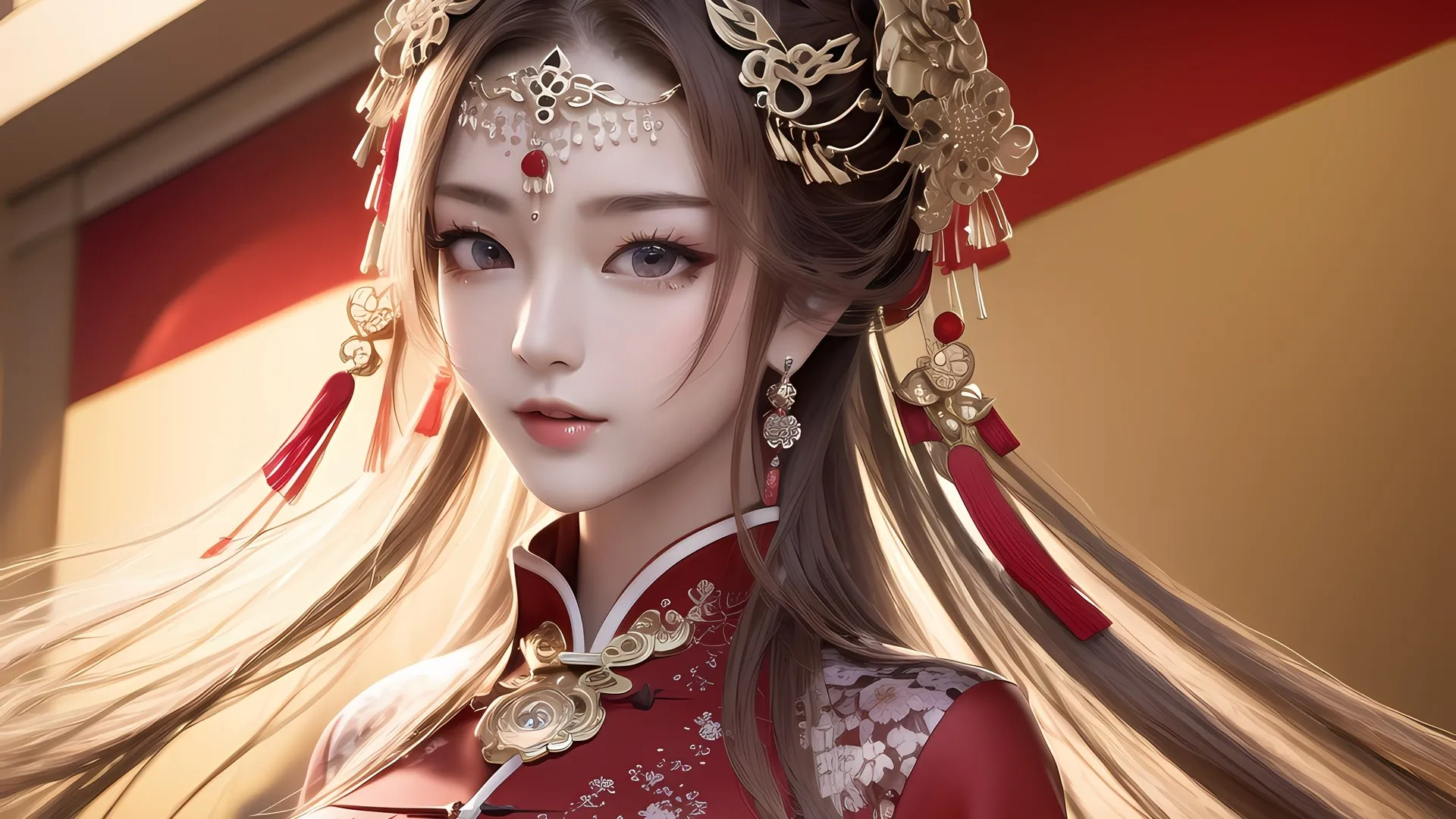 女性 艺术 新娘装扮 电脑壁纸 4K壁纸