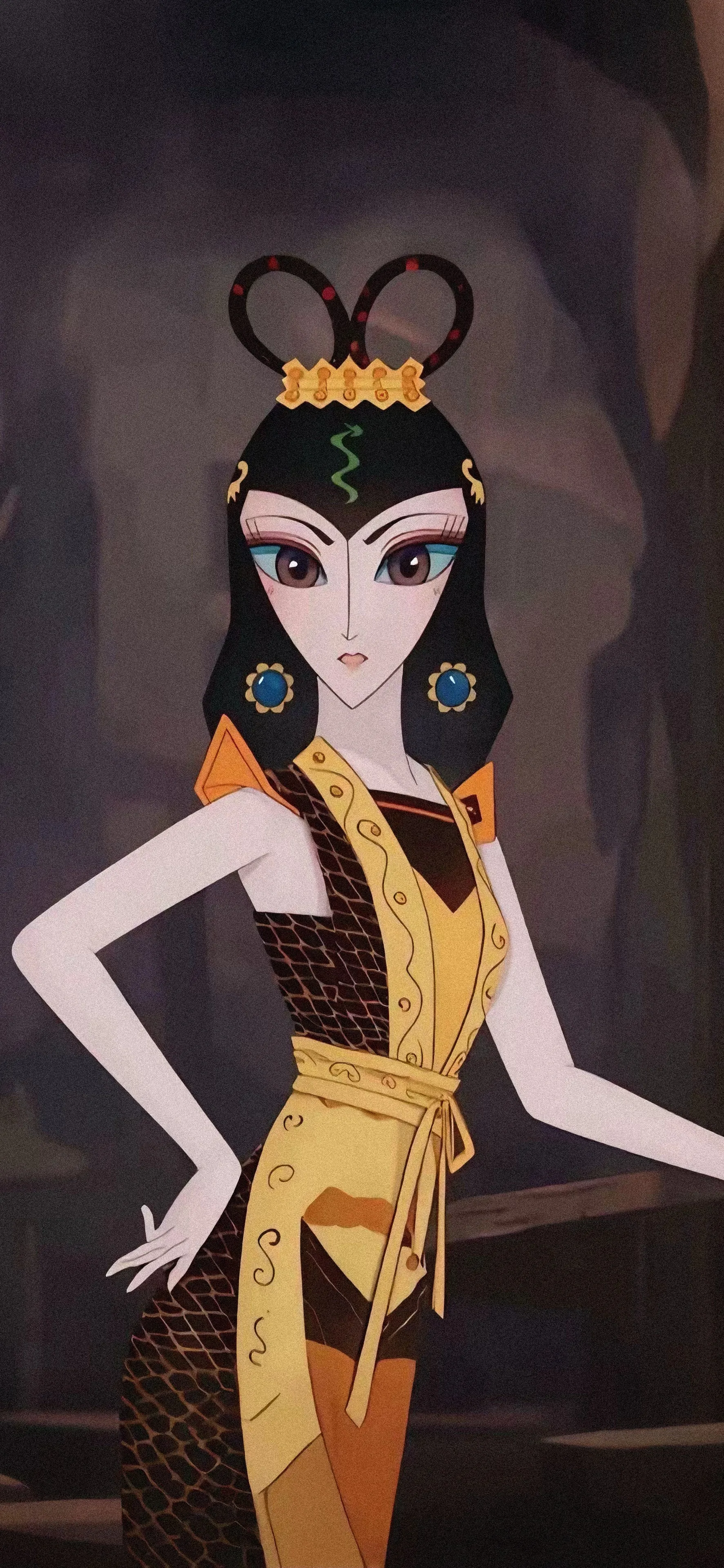 蛇精 葫芦娃 妖怪 手机 壁纸 竖屏 手机壁纸