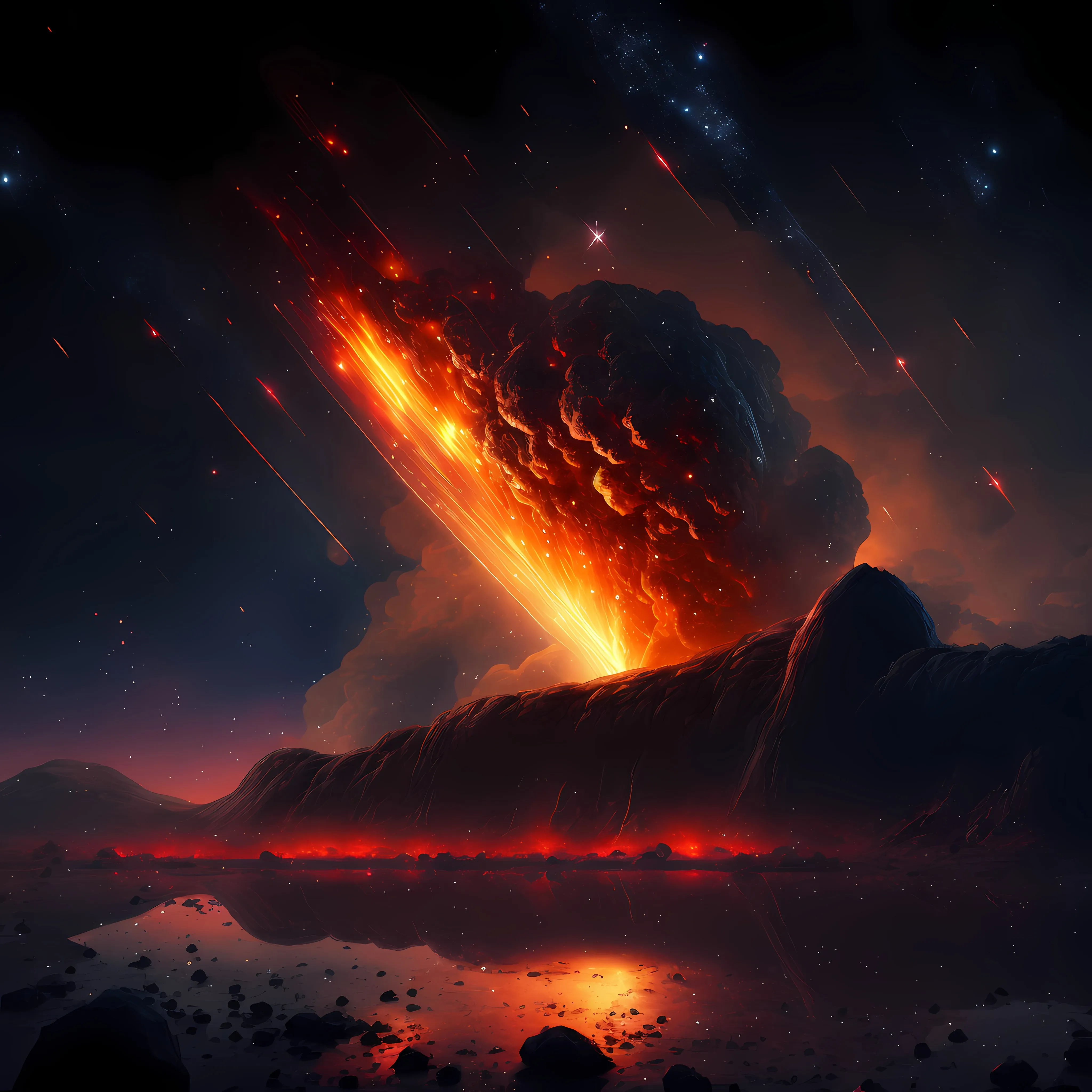 星星 空间 彗星 艺术 手机壁纸 4K壁纸