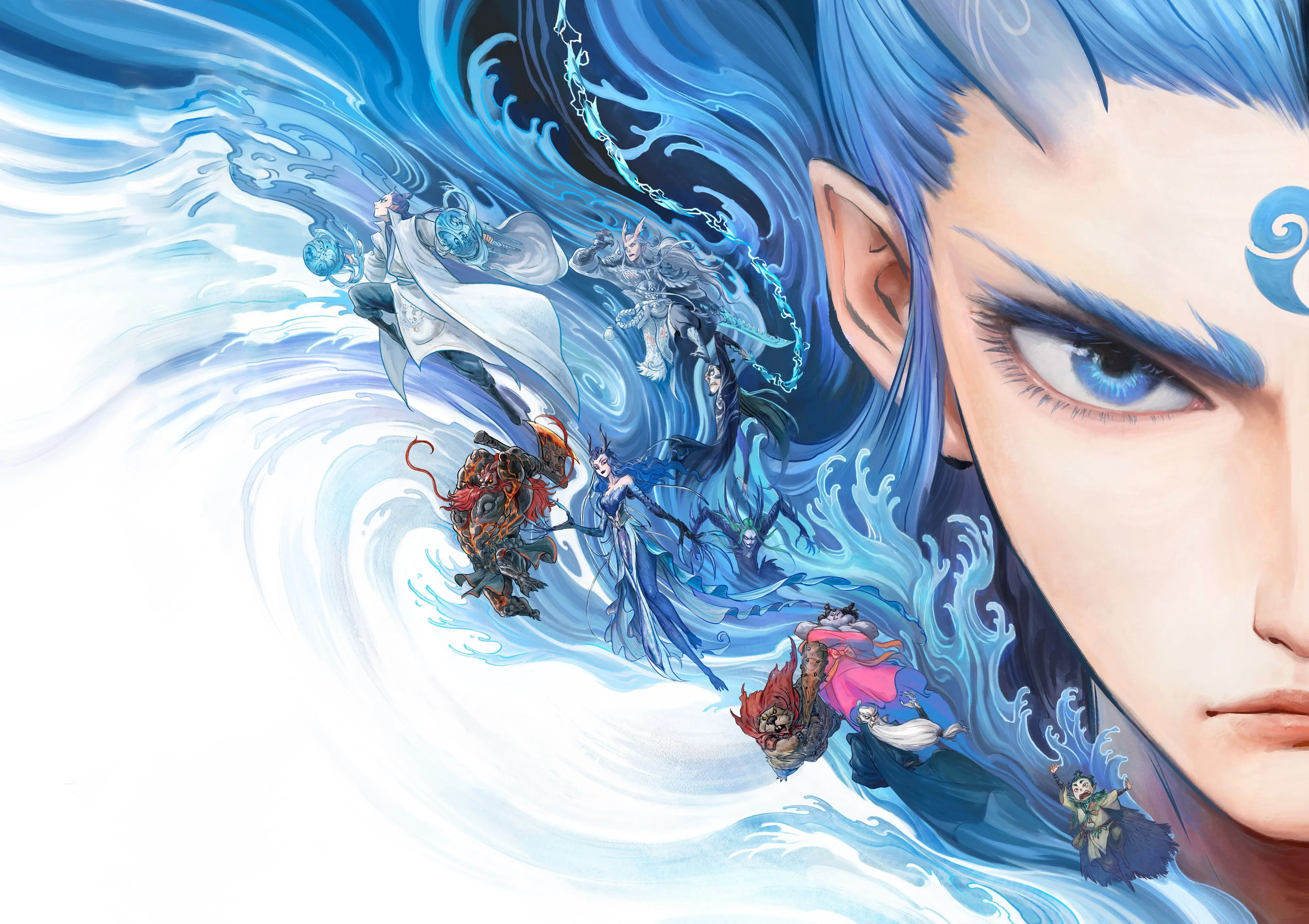 敖丙 三界 往事 高清 海报 4K 壁纸 魔童闹海 4K壁纸