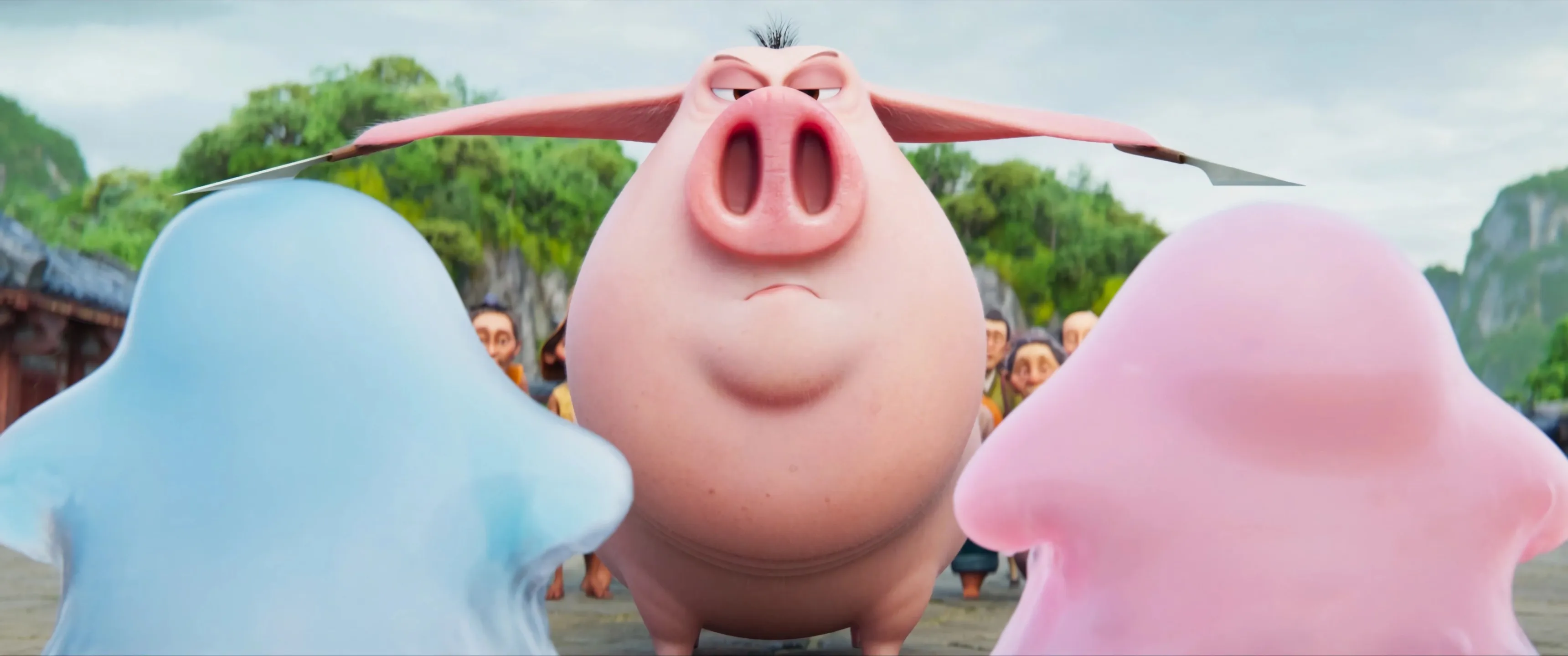 哪吒 风火轮 太乙 飞猪 带鱼屏 魔童闹海 2K壁纸