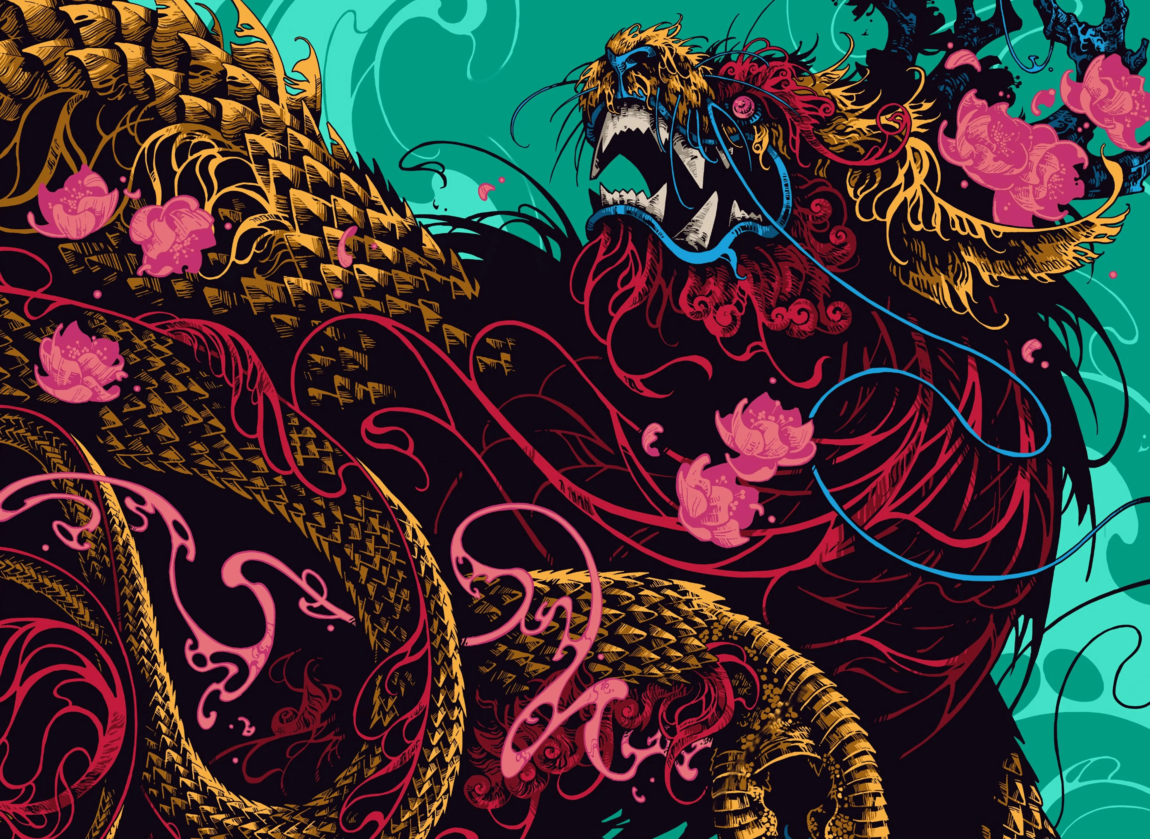 生物 神话 龙 艺术品 数字艺术 4K壁纸