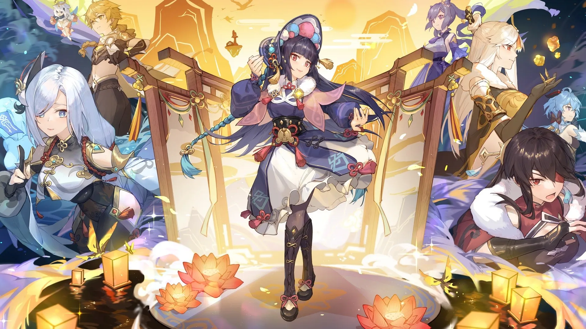 动漫 动漫女孩 云镇 派蒙 科清 赣宇 宁光