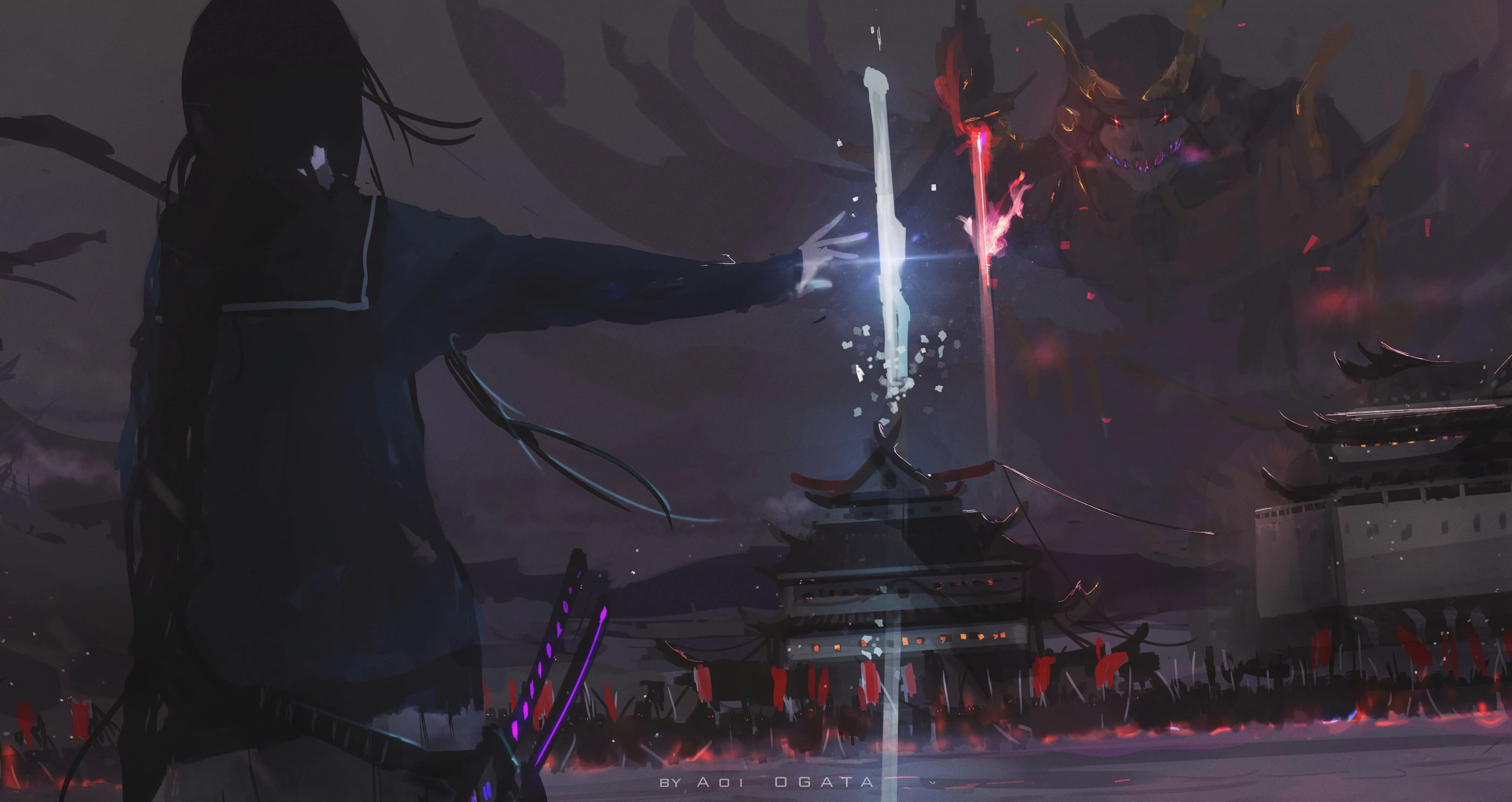 绪方 武士 4K壁纸