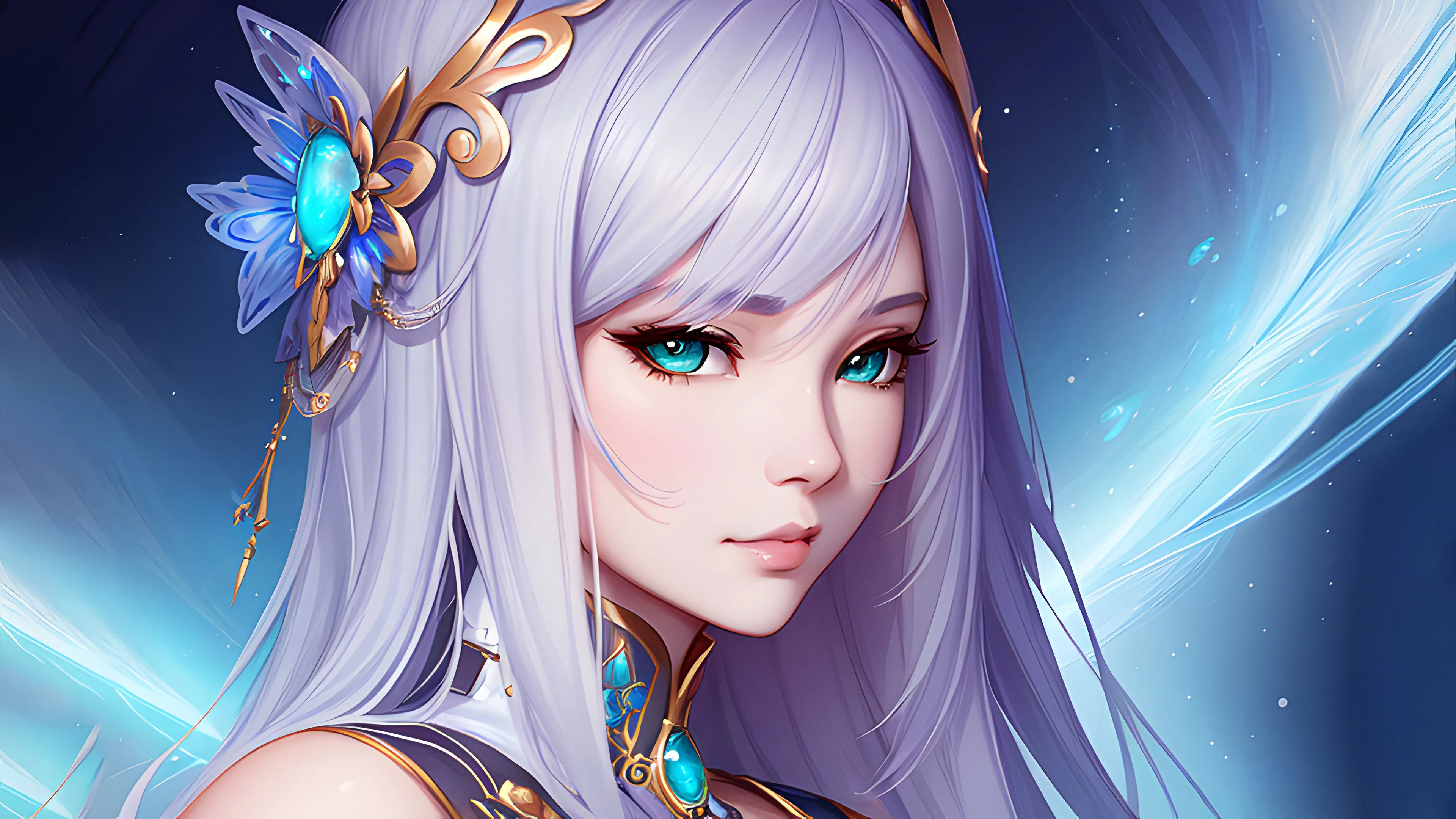 女性 巫师 艺术 魔术 动漫 4K壁纸