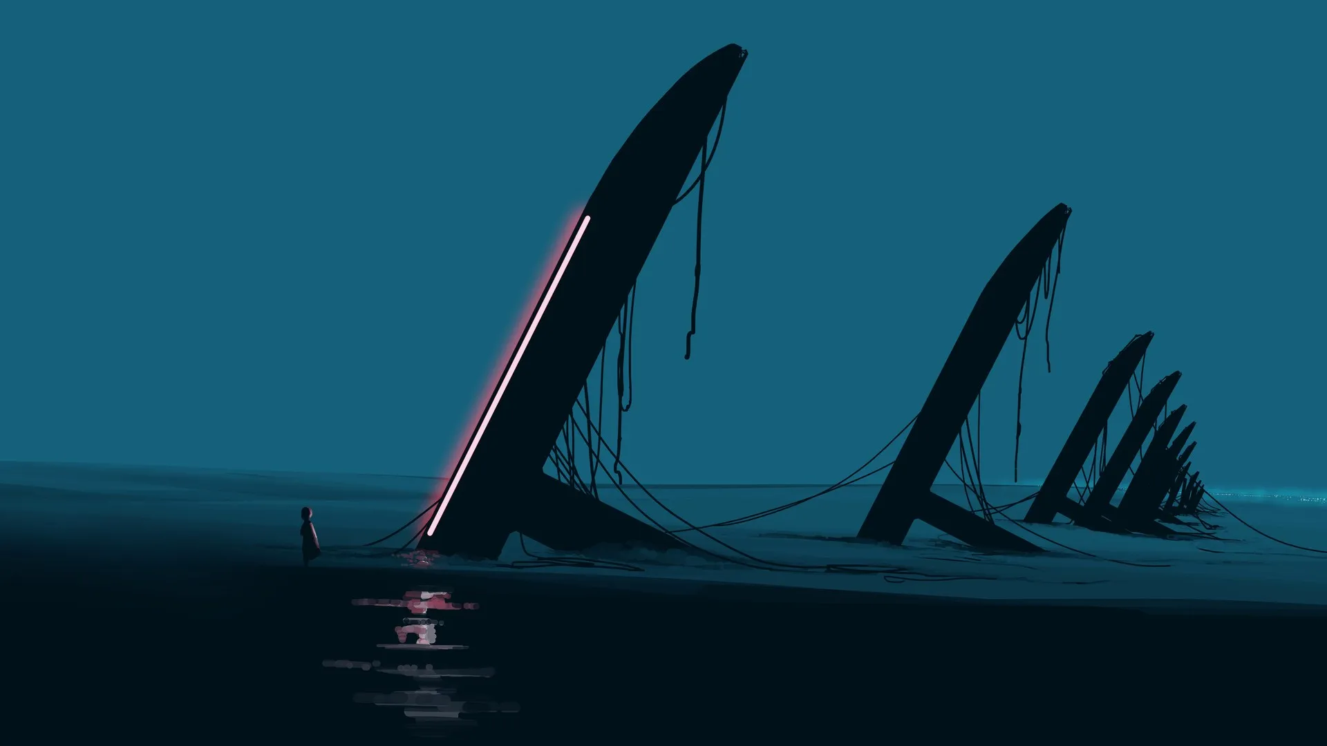 优雅 风景 AI艺术 插图 自然