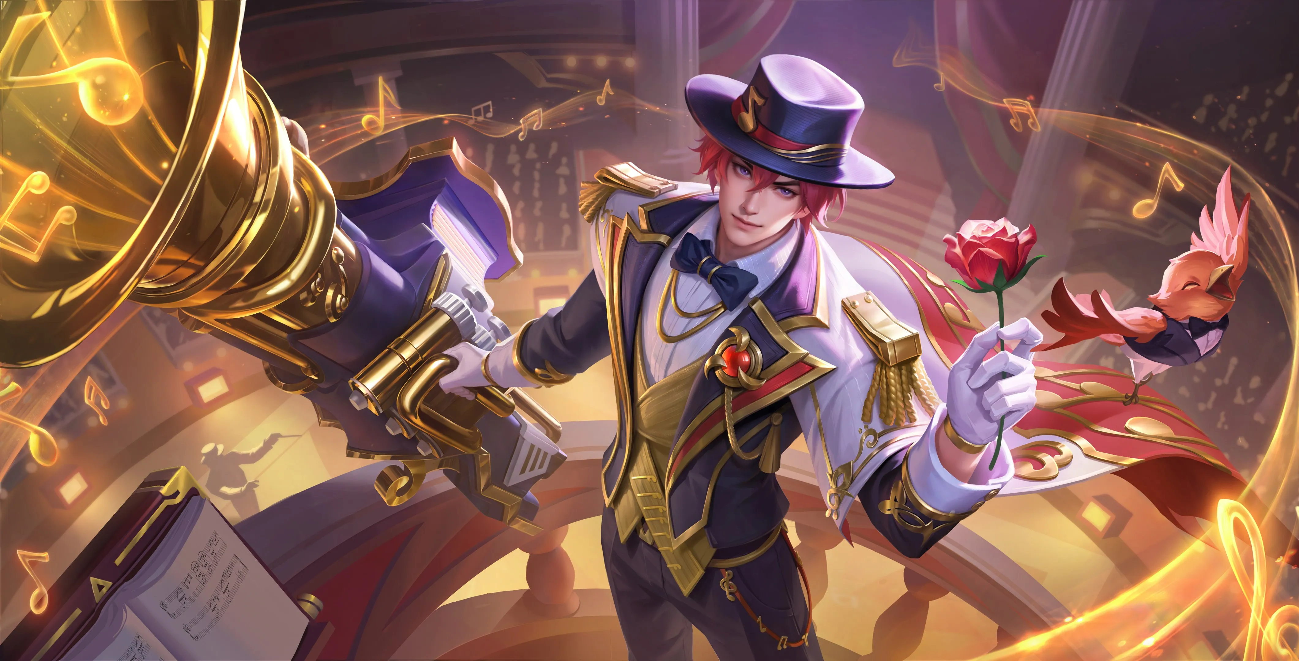 王者荣耀 刘备 浪漫序章 皮肤 超清 无水印 海报 4K壁纸