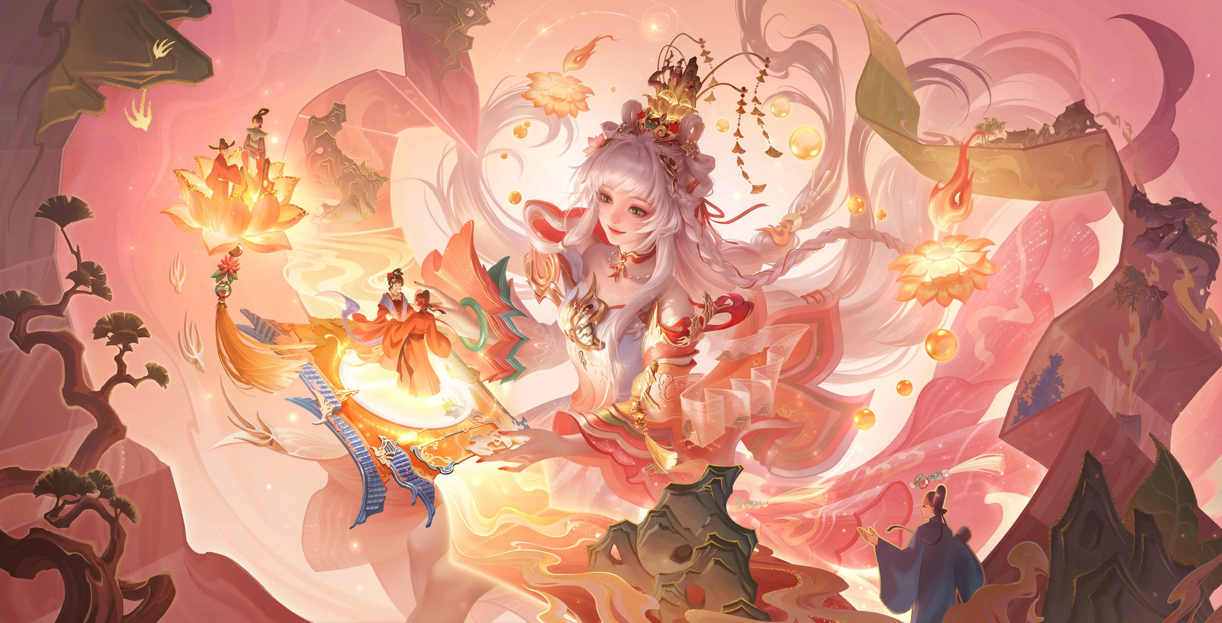 王者荣耀 西施 情人节 皮肤 高清 海报 4K壁纸