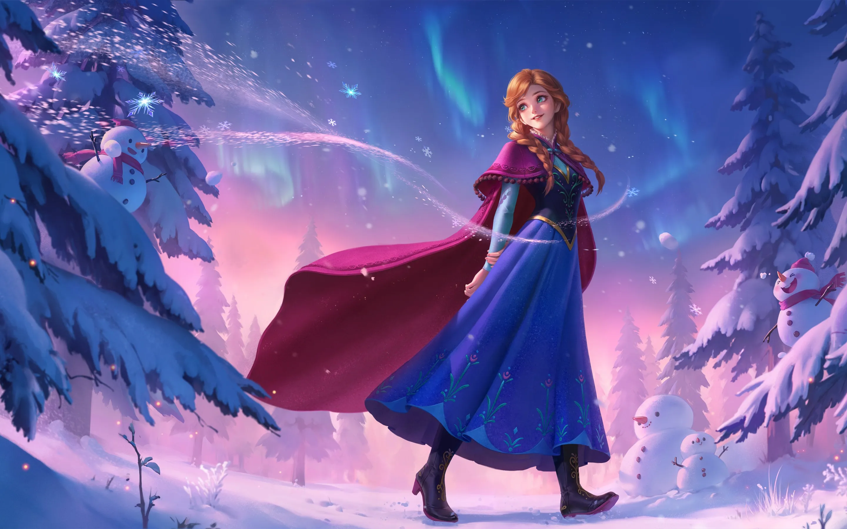 王者荣耀 西施 雪境奇遇 游戏 2K壁纸