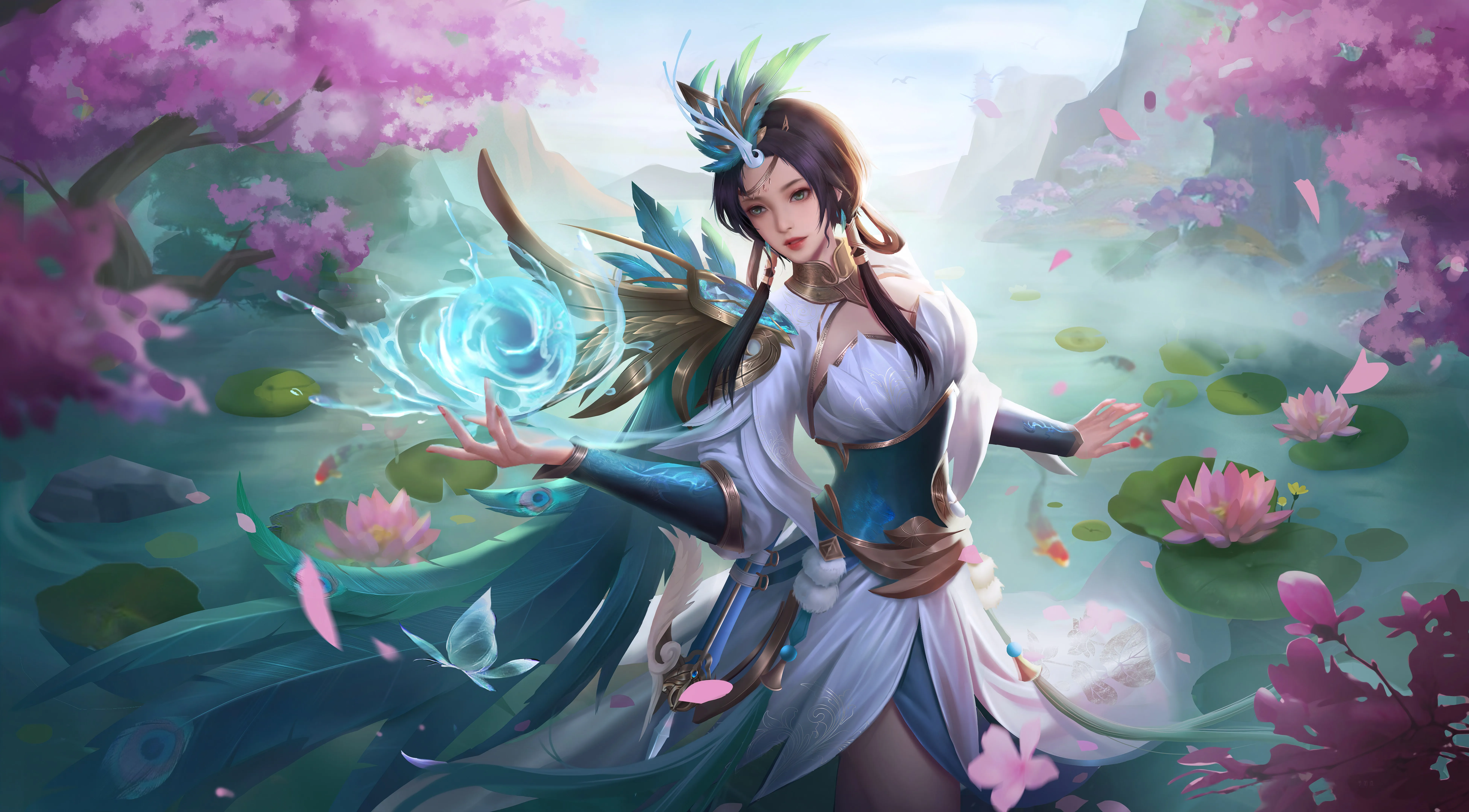 游戏CG 角色 王者荣耀 游戏 艺术 立绘 角色 绘画 电脑壁纸 8K壁纸