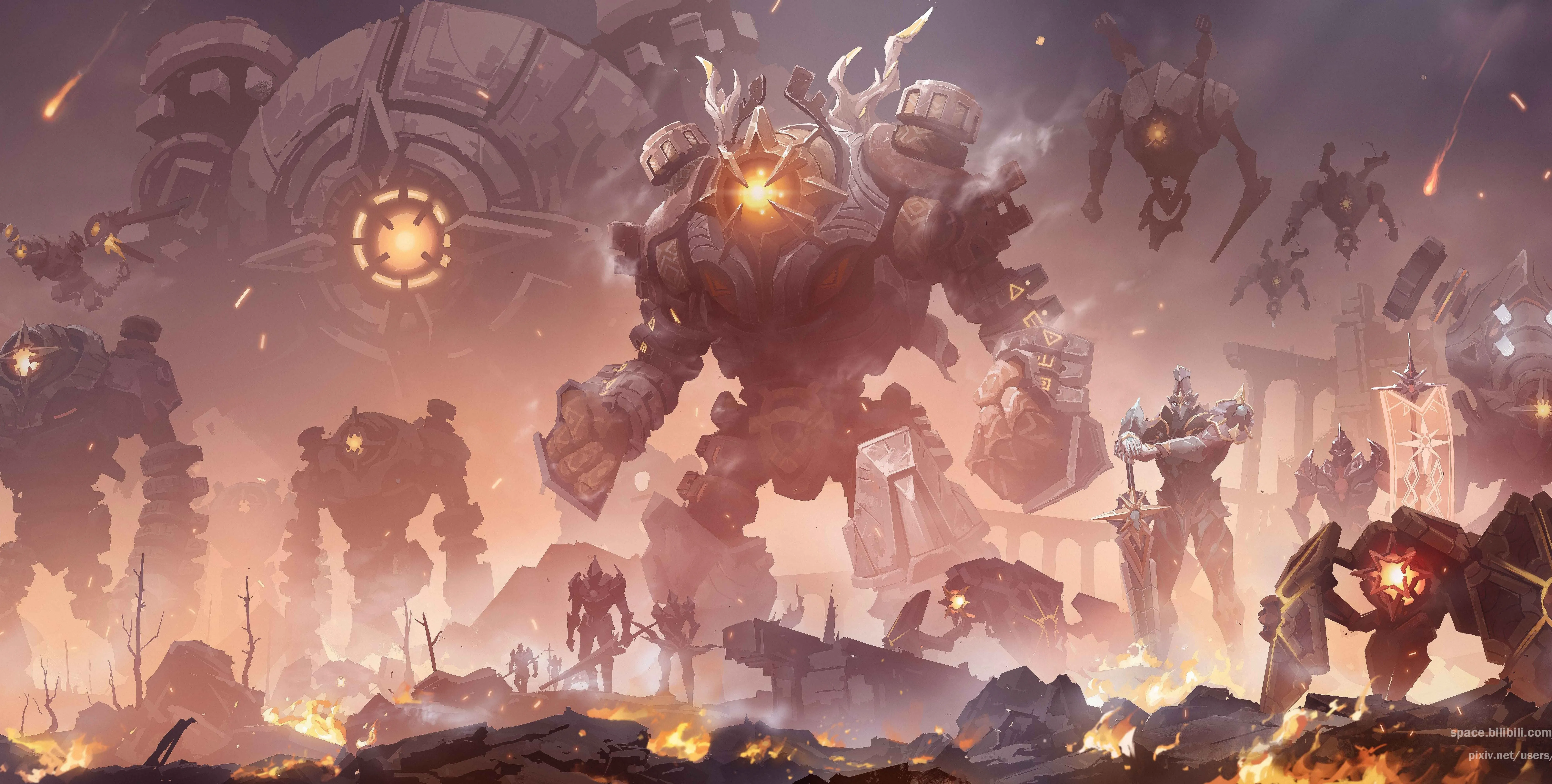 原神 动漫 游戏CG 机甲 科技 游戏 8K壁纸